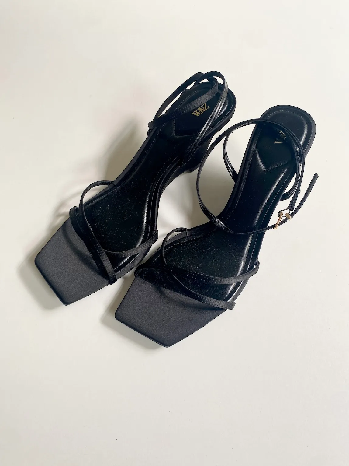 Zara Wedge Sandals Black – Size 41