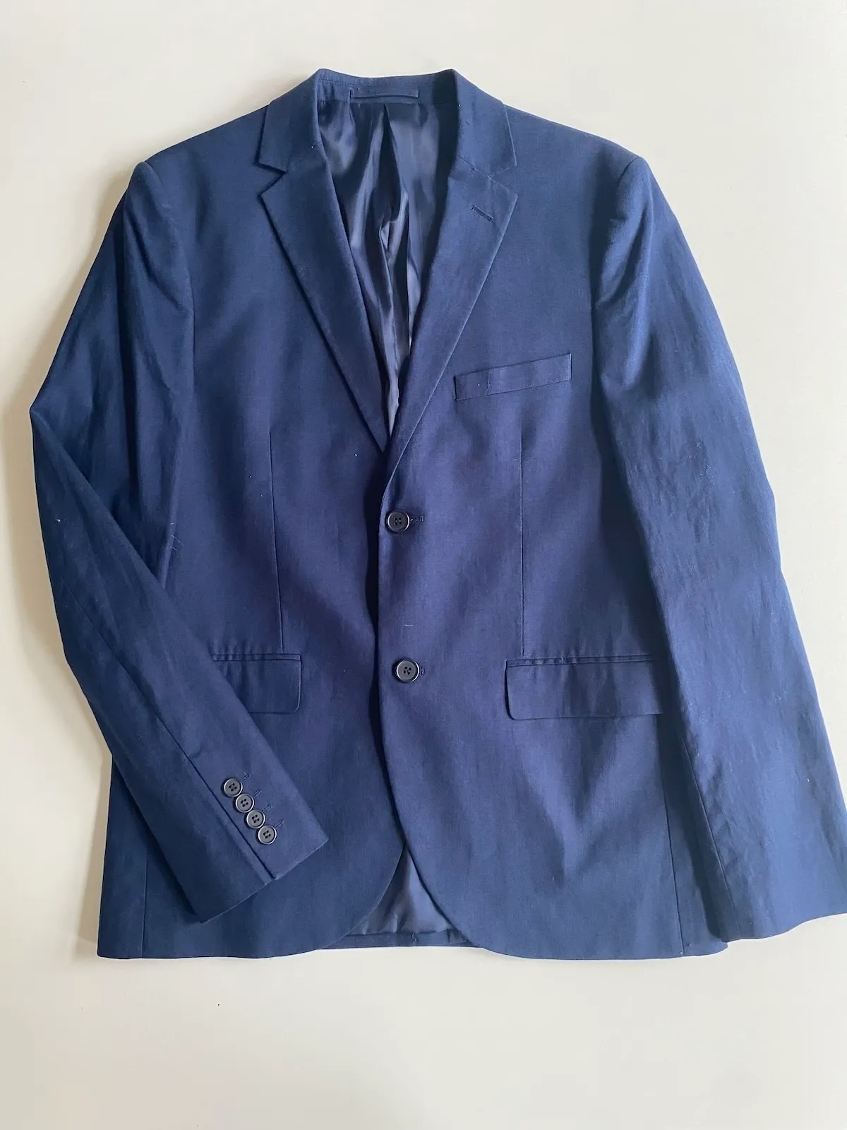 H&M Blazer Dark Blue — Size 48