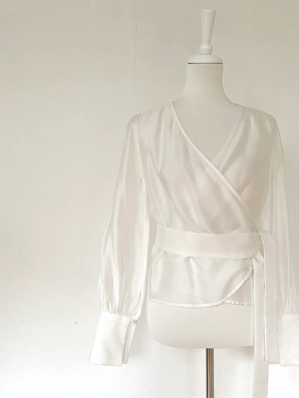  Ivy&Oak Wrap Blouse — Size S