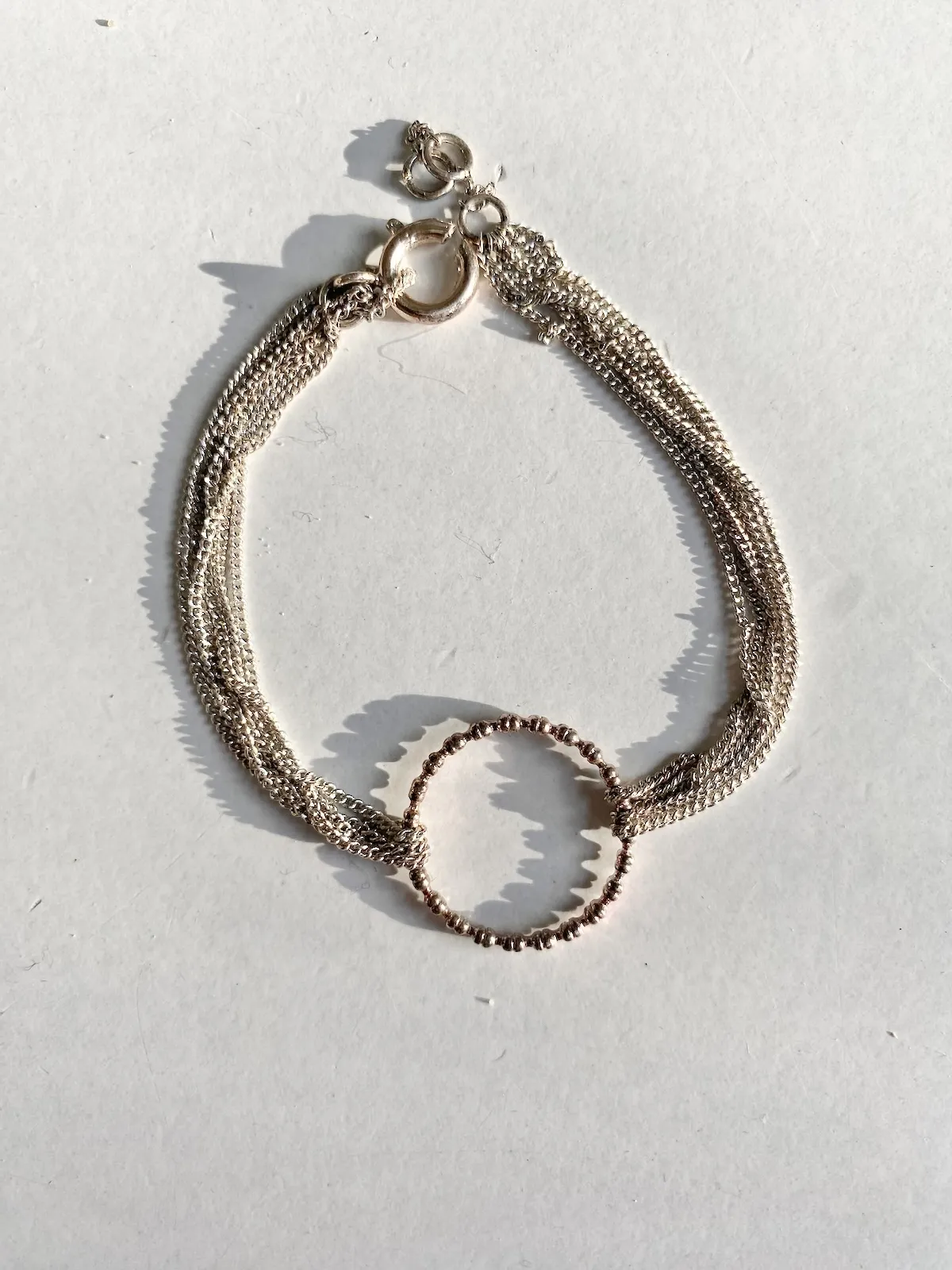 & Other Stories Bracelet Ring Detail Silver