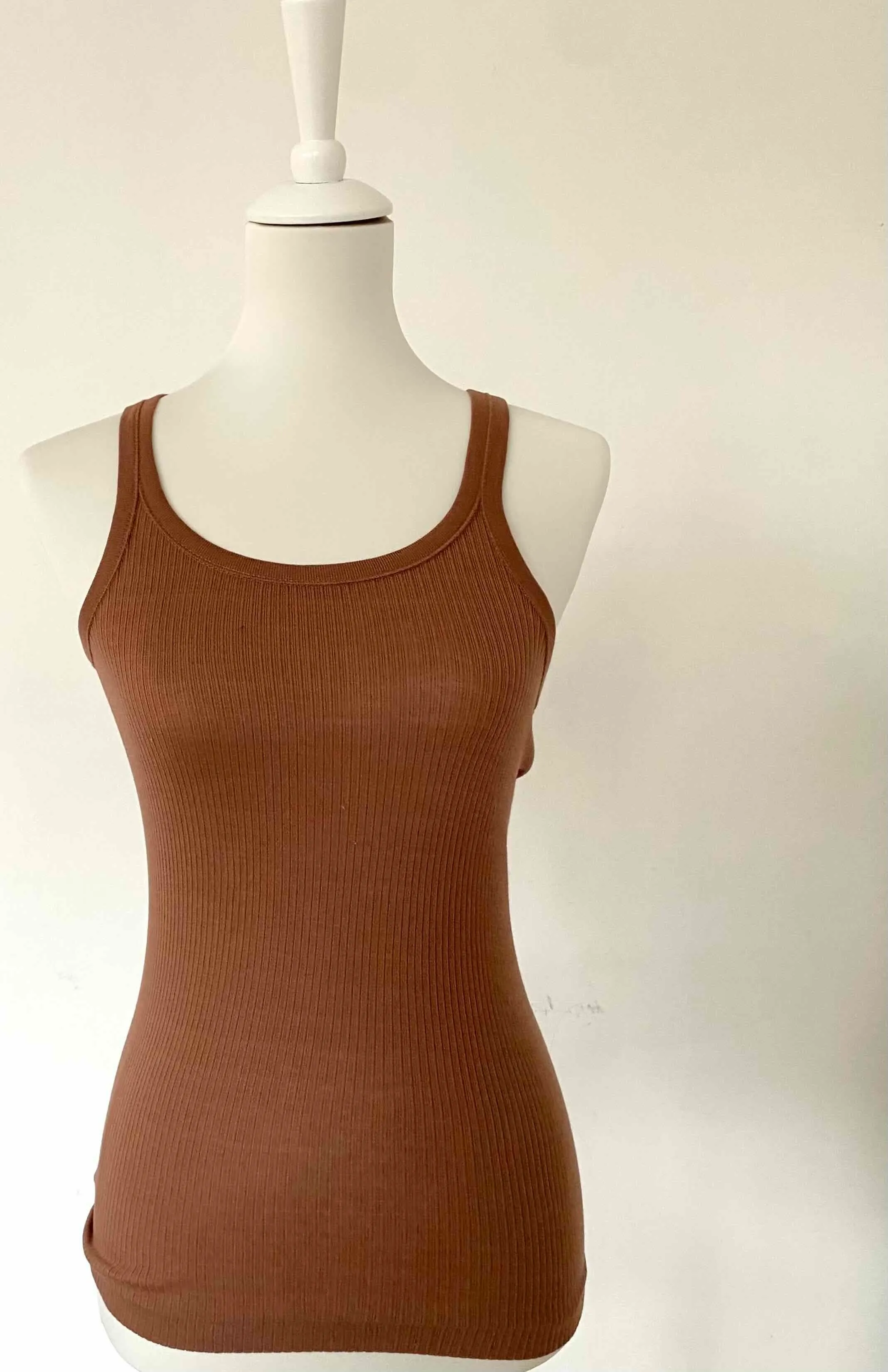 Vanessa Bruno Rib Top light brown Size S