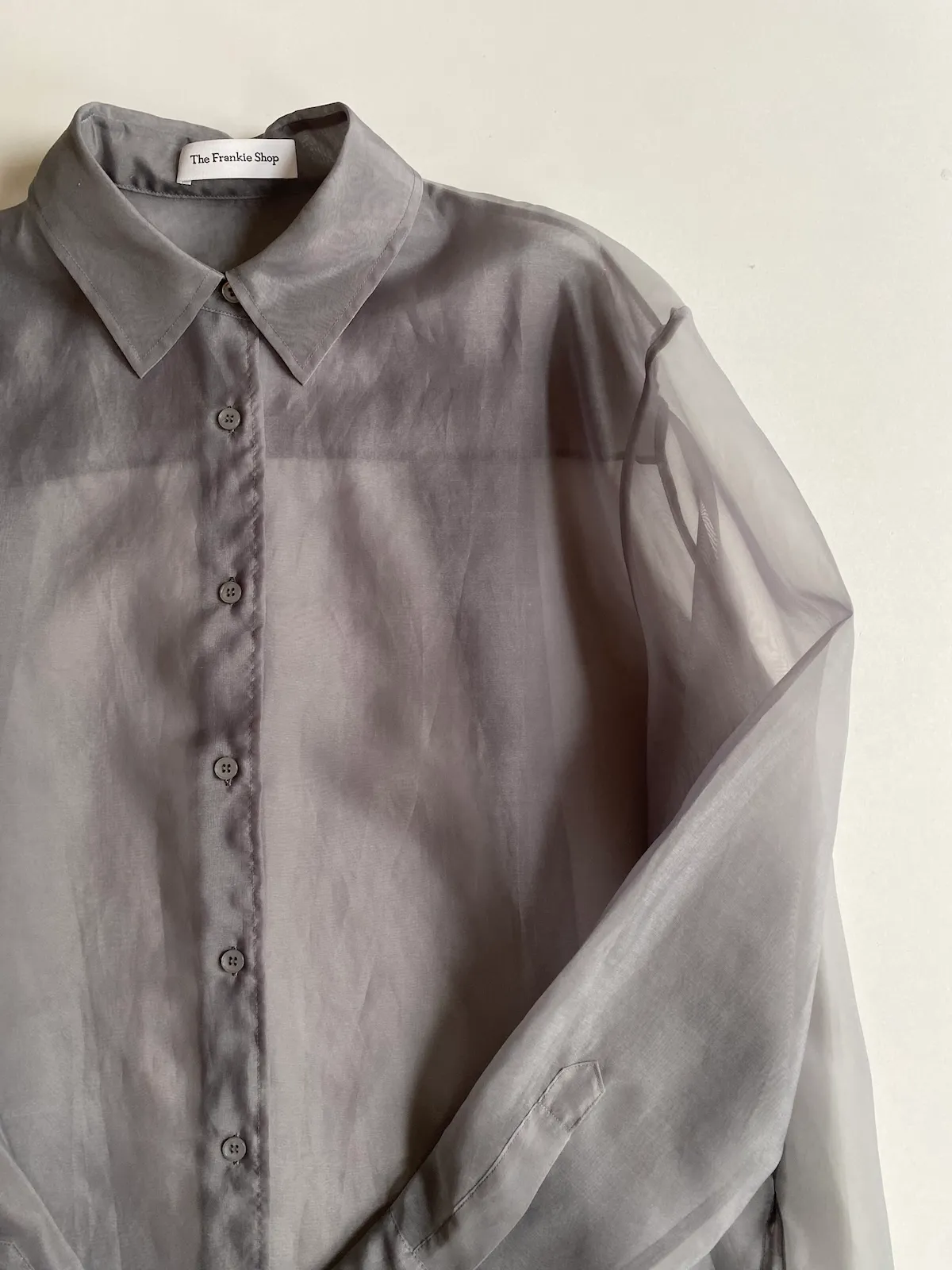 The Frankie Shop Sheer Shirt — Size S