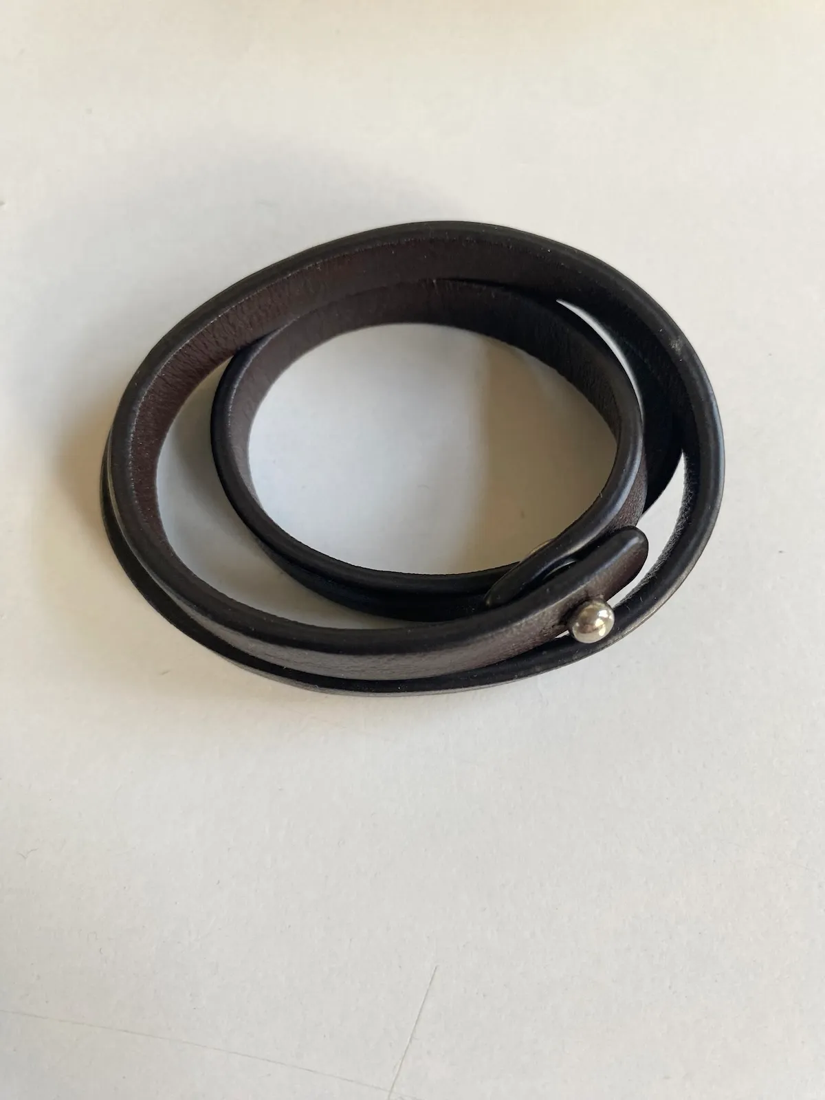 No Name Leather Bracelet Brown — One size