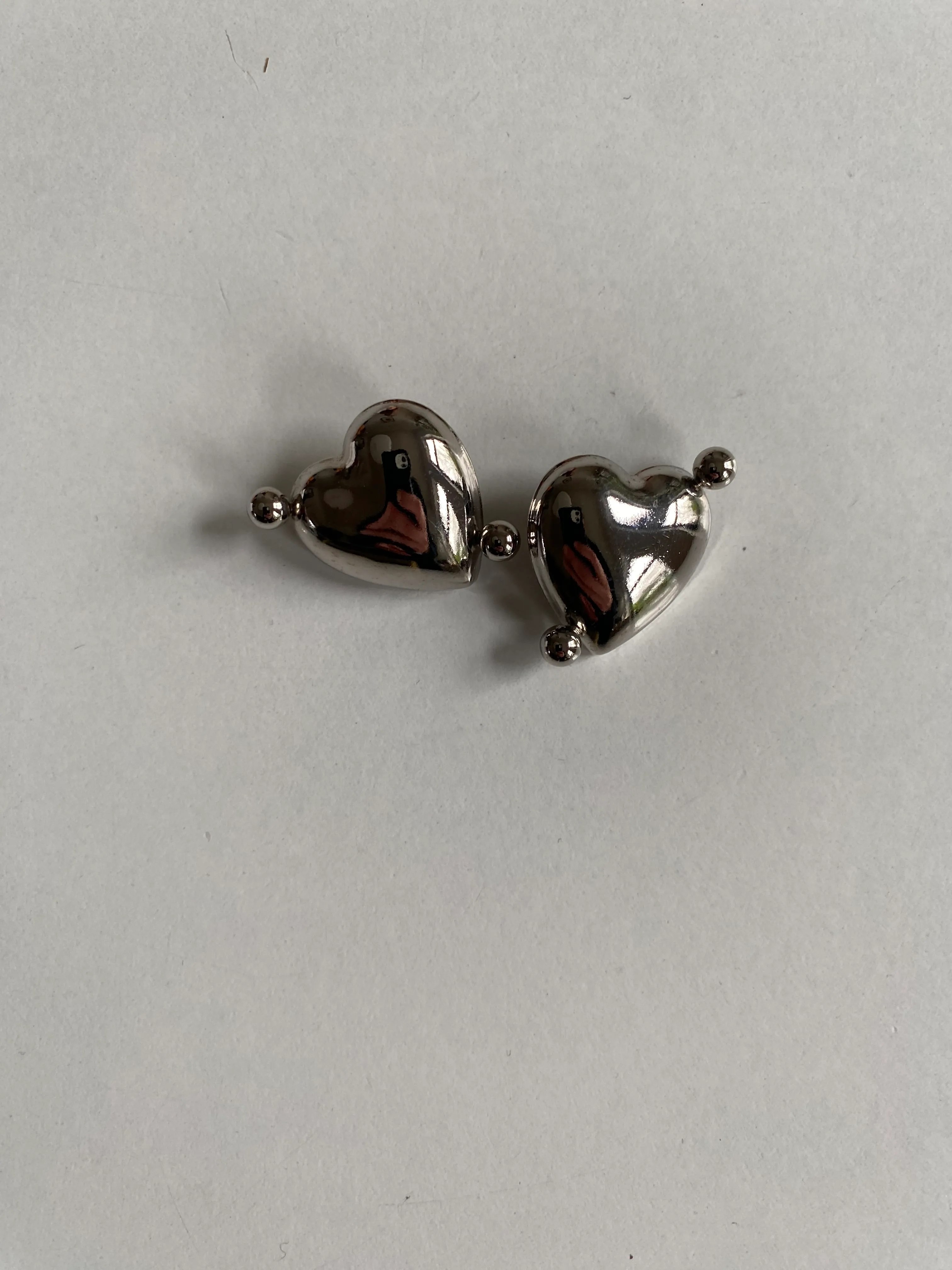 Justine Clenquet Stud Earrings Silver