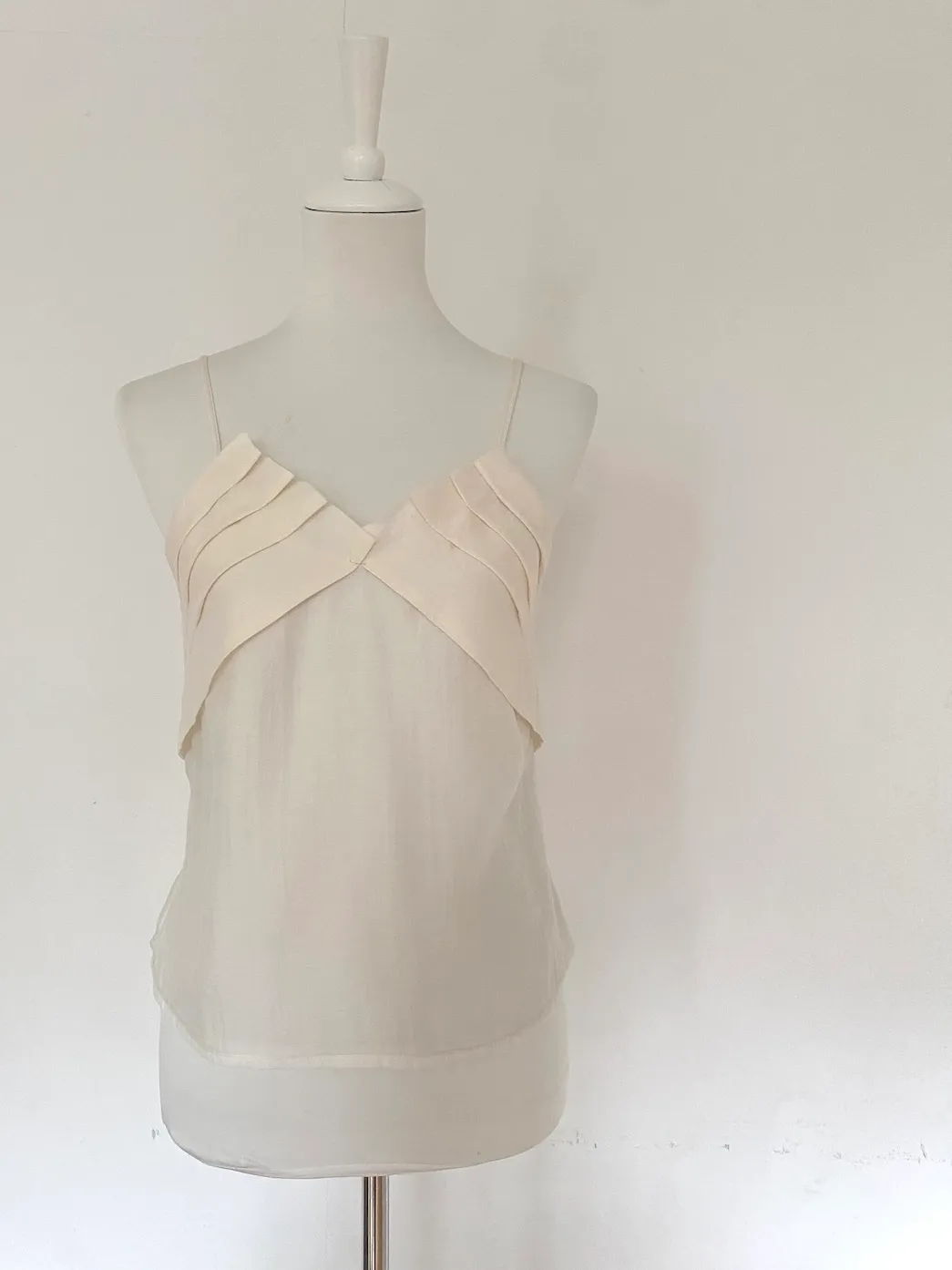 İpekyol Draped Camisole Top Ivory – Size 36