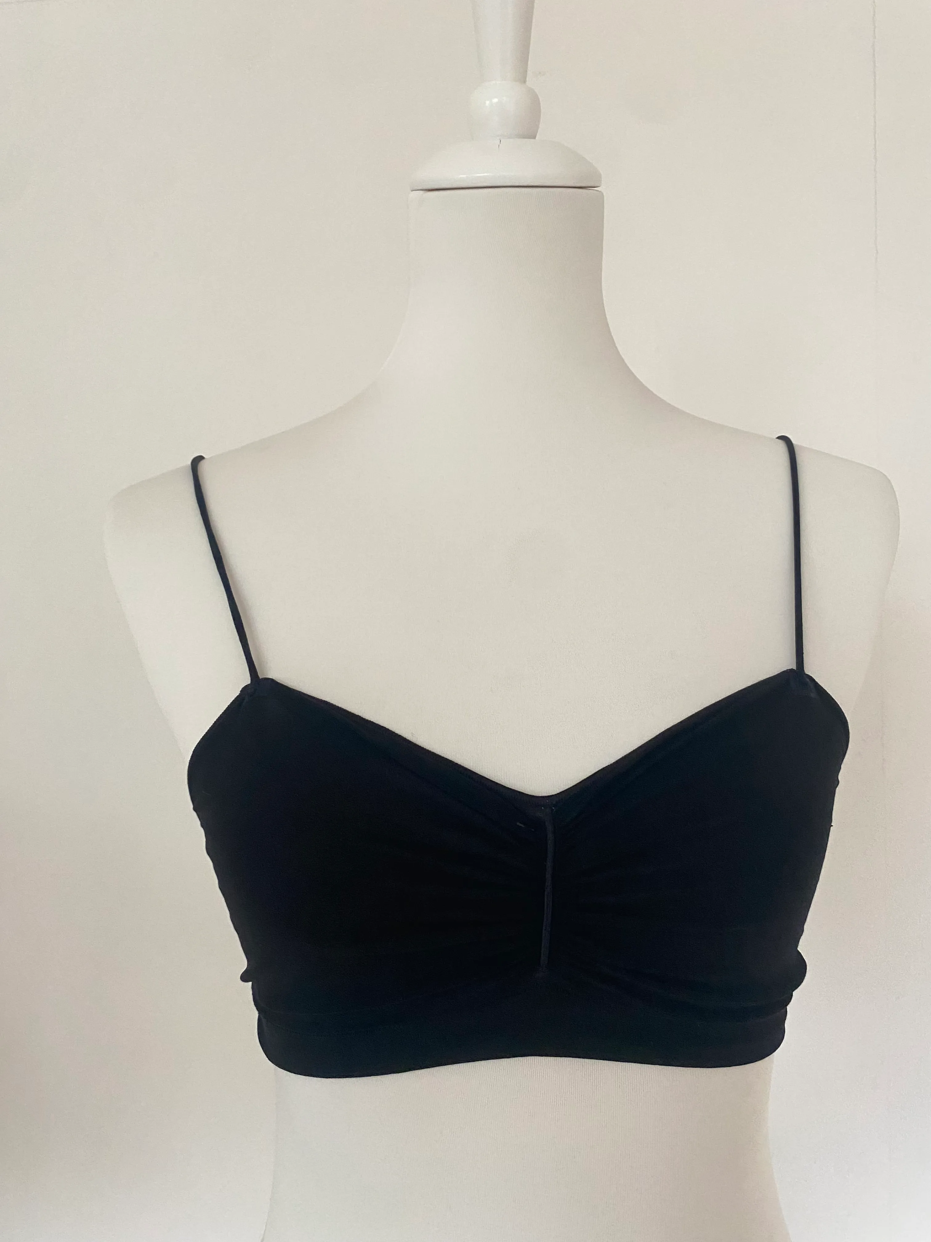 Zara Seamless Bralette Black Size XS|S