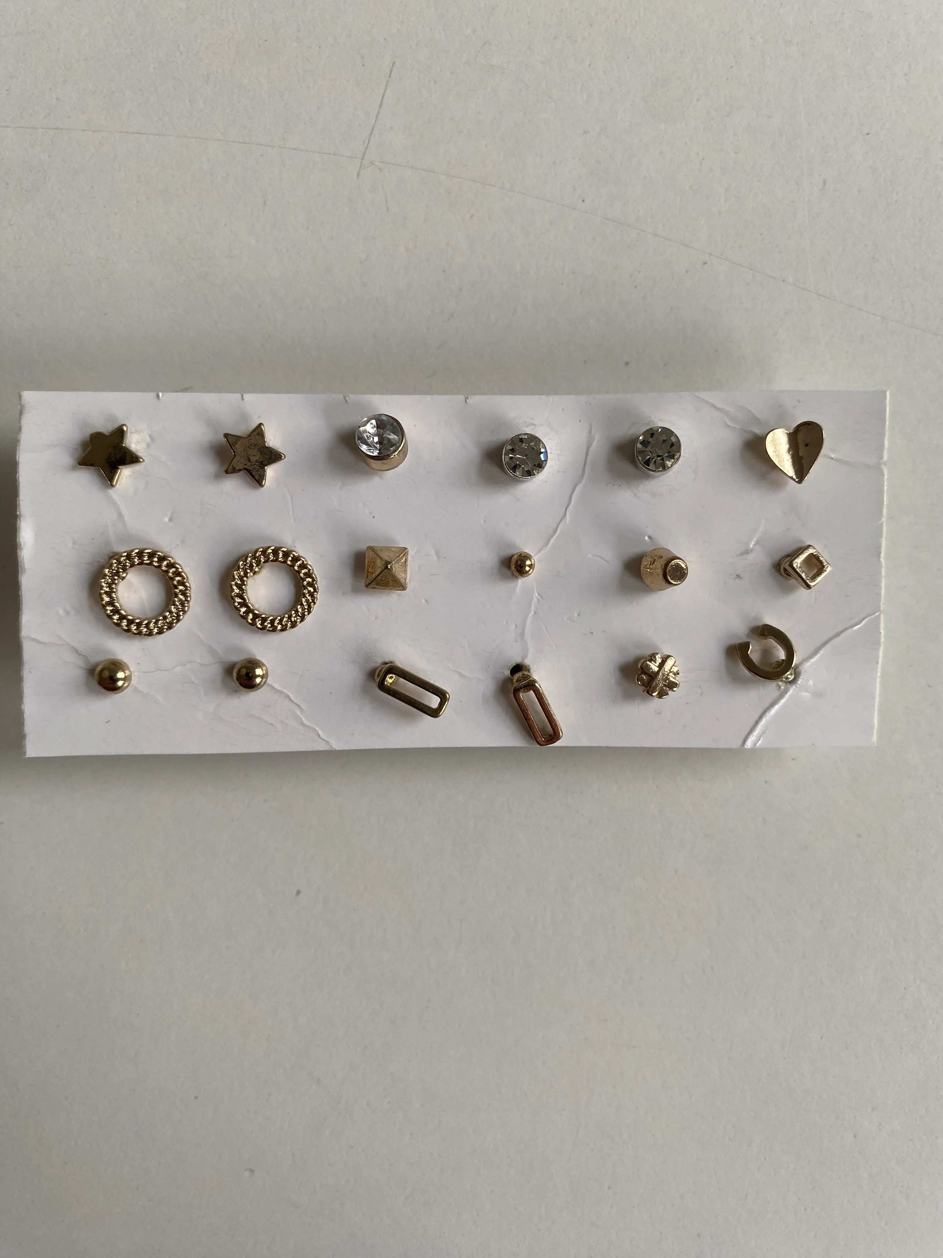 H&M Stud Earrings Multipack Gold