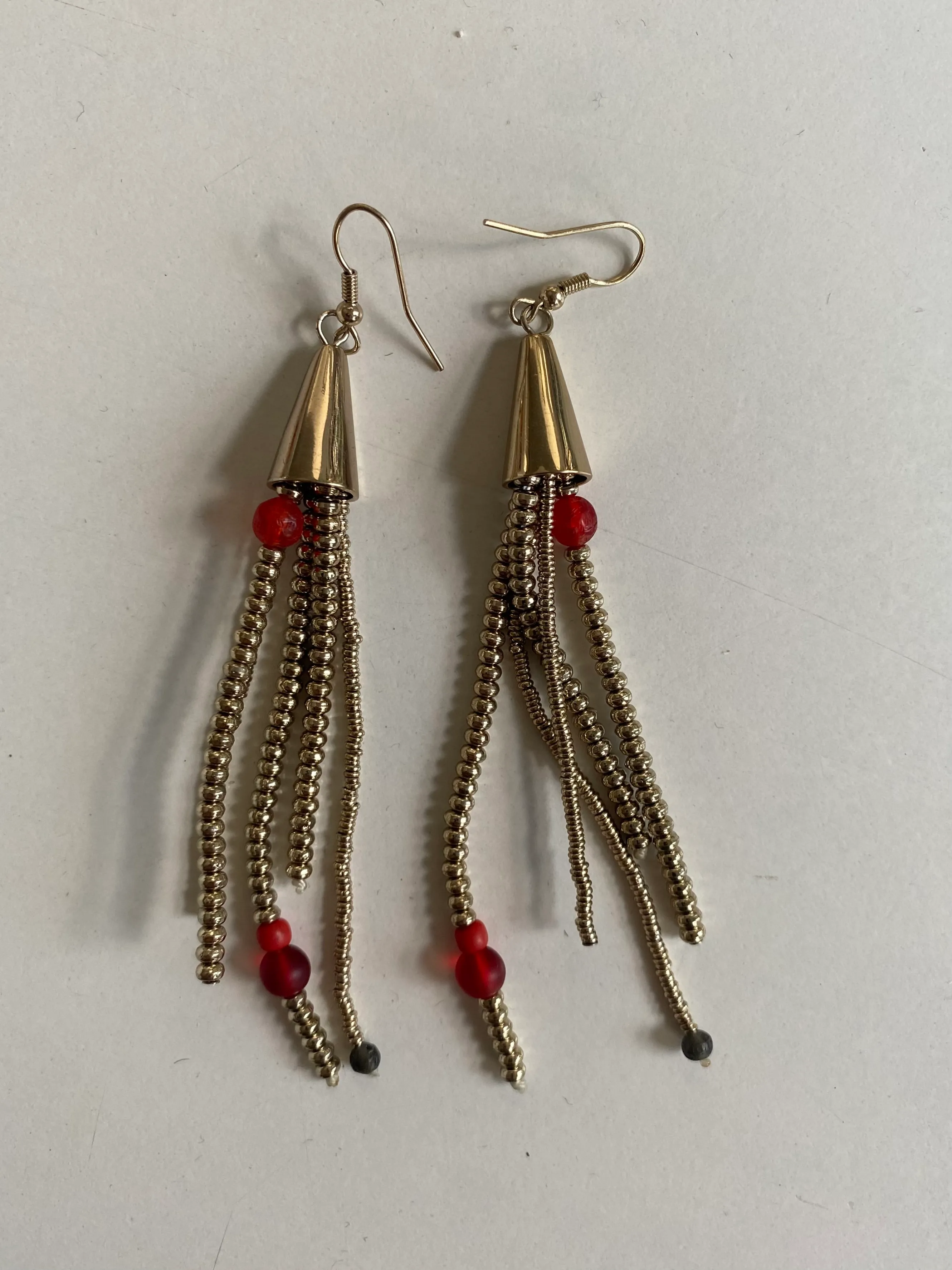 & Other Stories Tassel Earrings Gold
