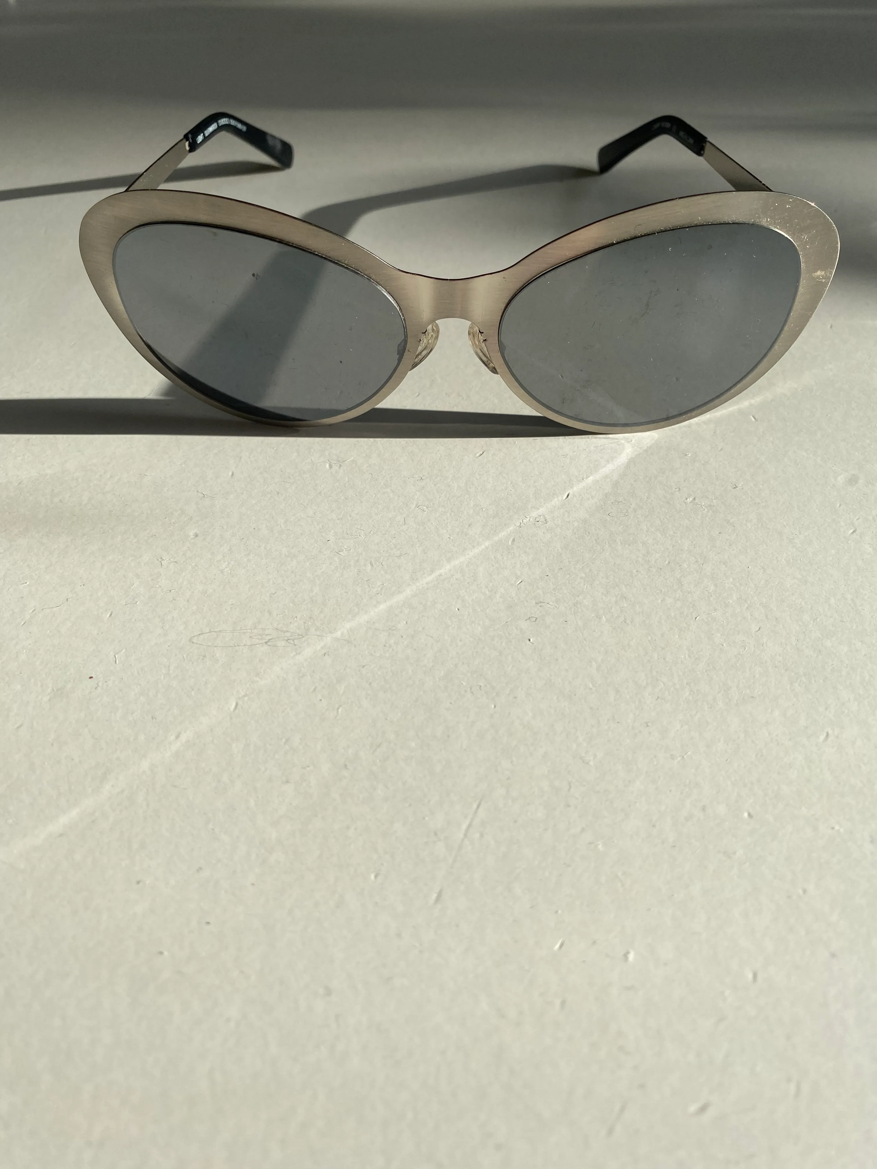 Weekday Cateye Sunglasses Silver 