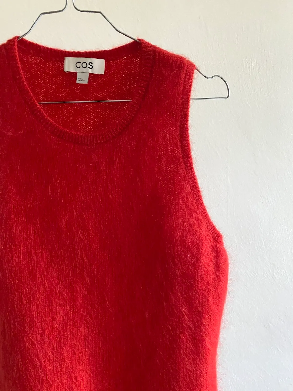 Cos Knit Top Red — Size M