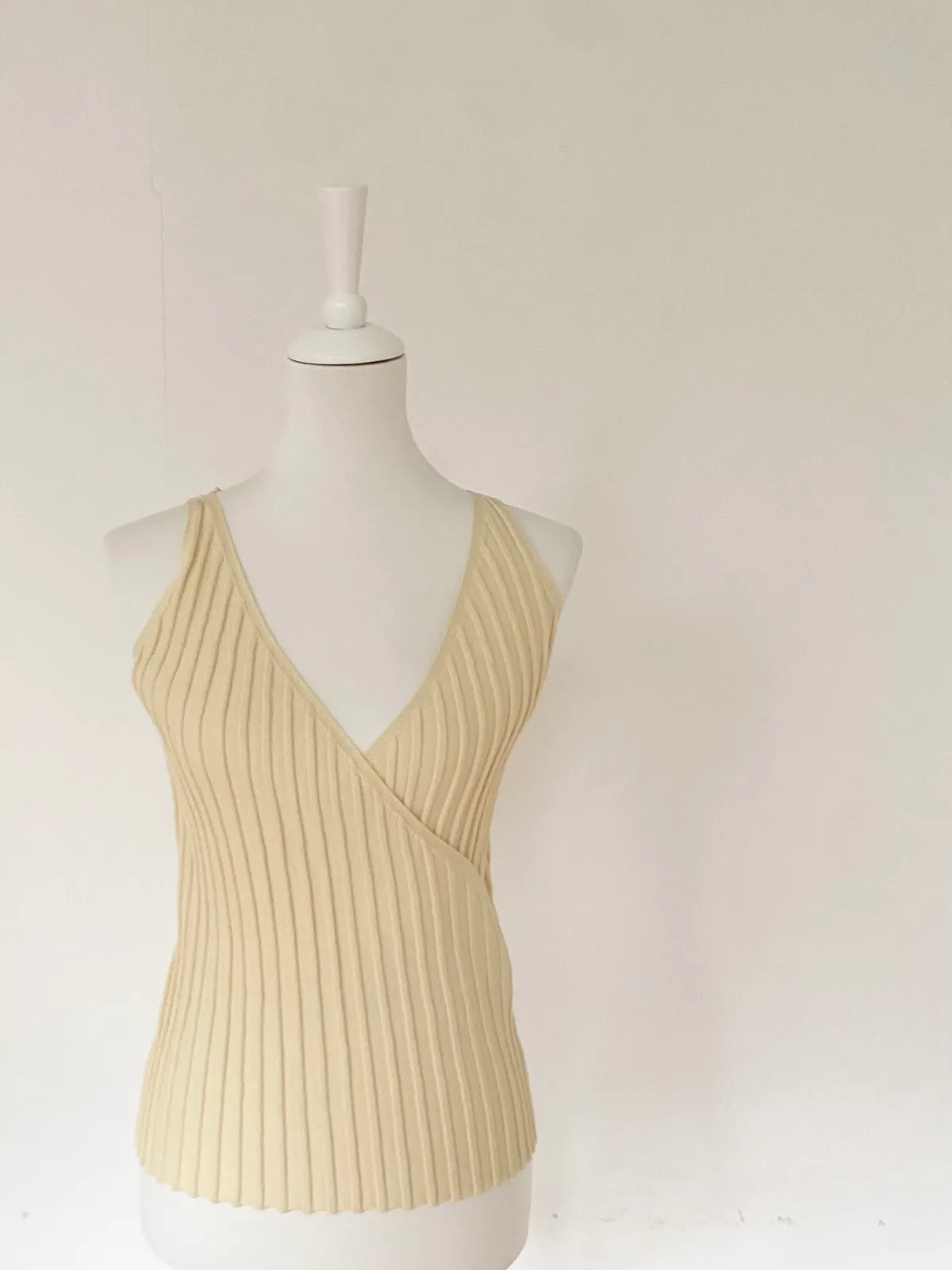 Adolfo Dominguez Rib Top — Size S