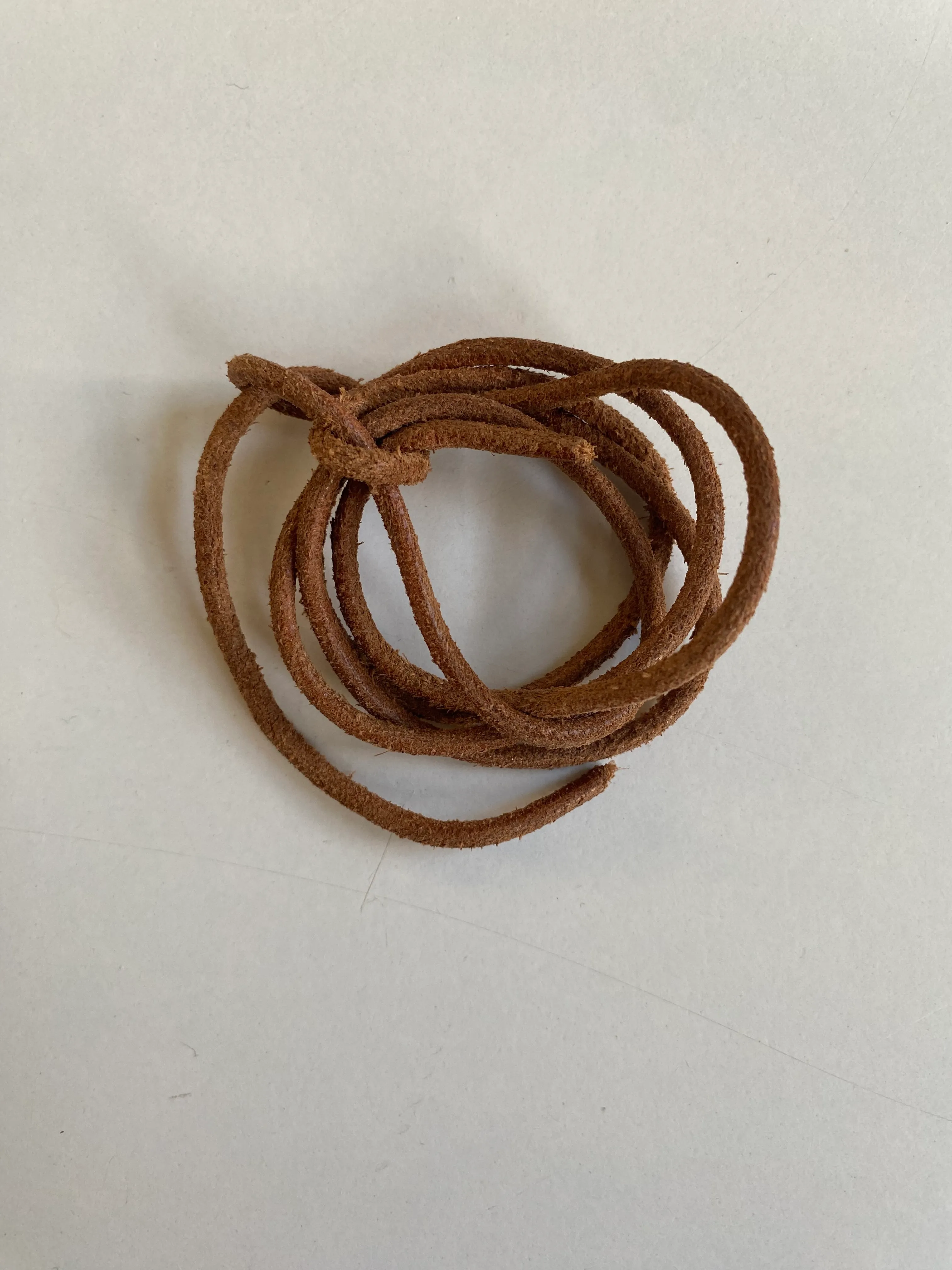 No Name Leather Cord Brown