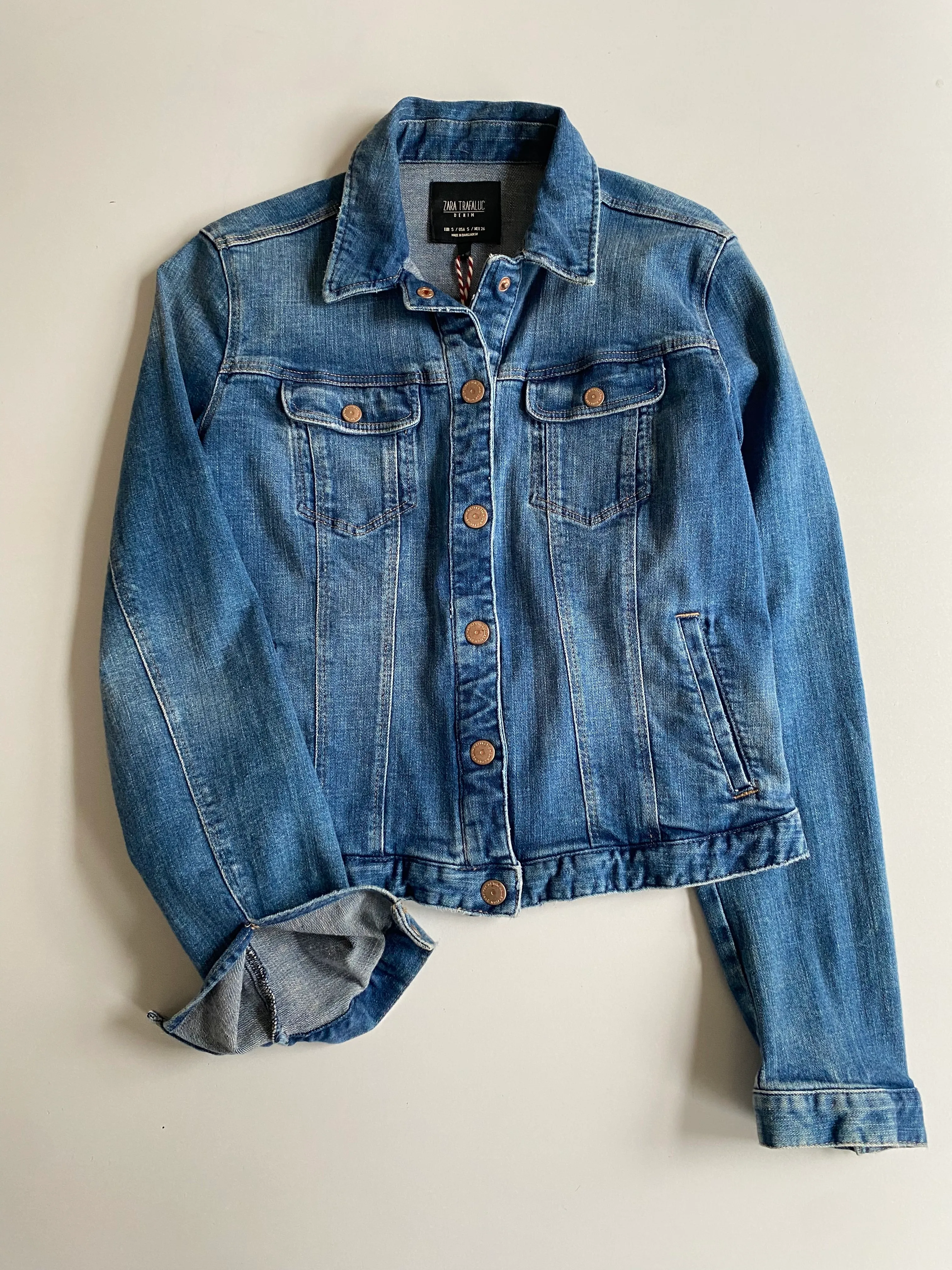 Zara Denim Jacket Size S 