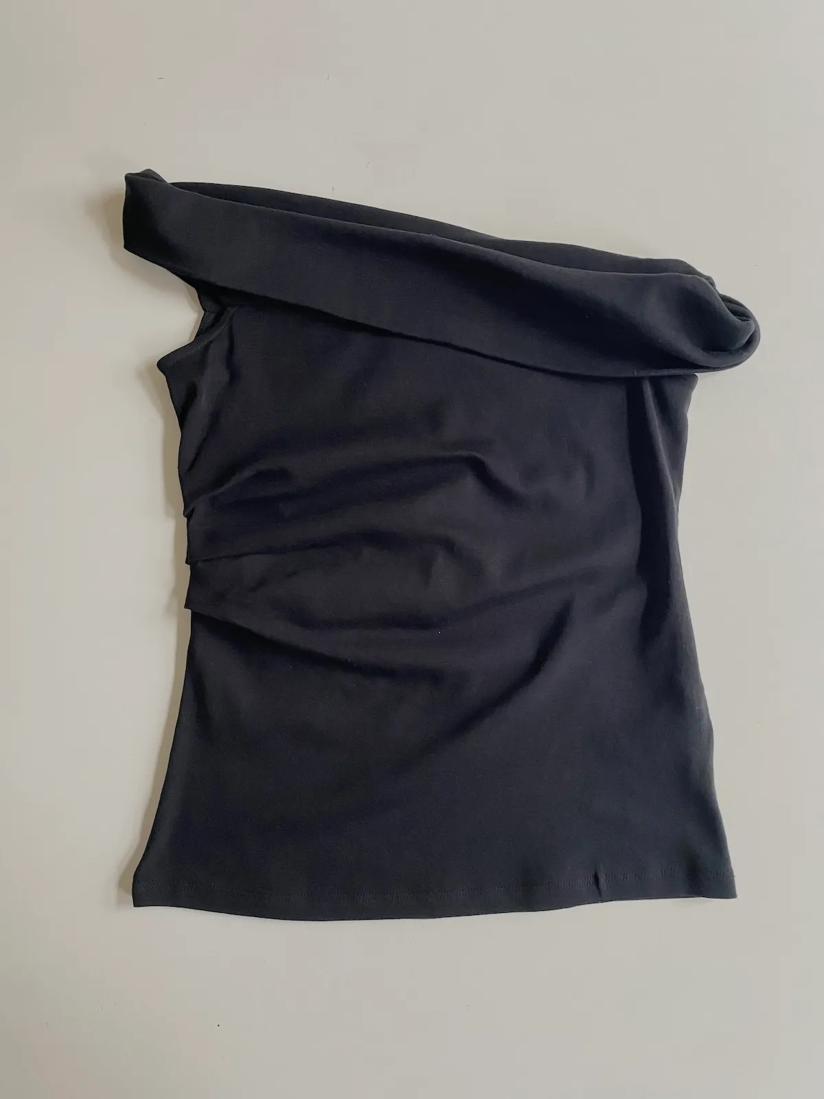 Massimo Dutti Draped Top — Size M
