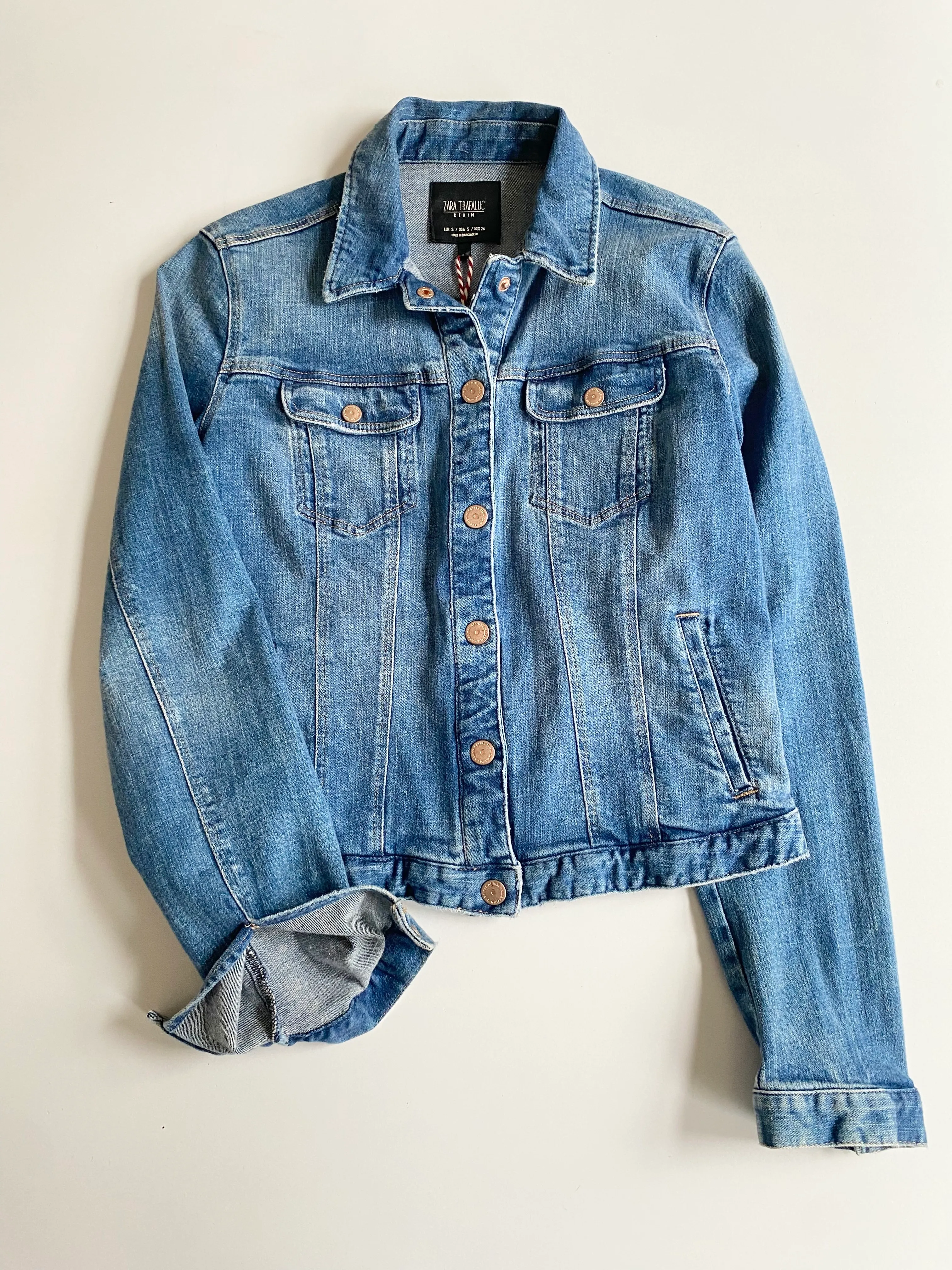 Zara Denim Jacket — Size S 