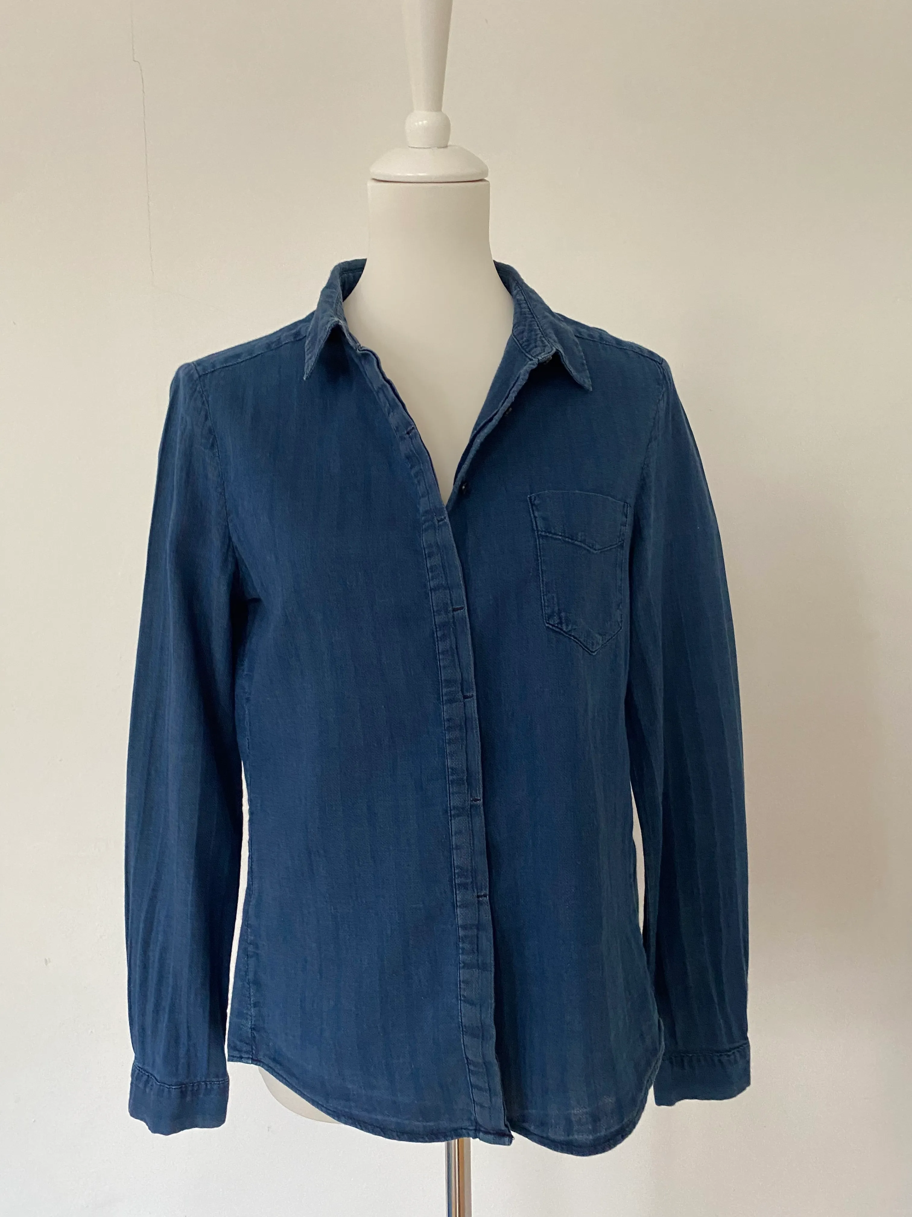 Zara Chambray Shirt Size L