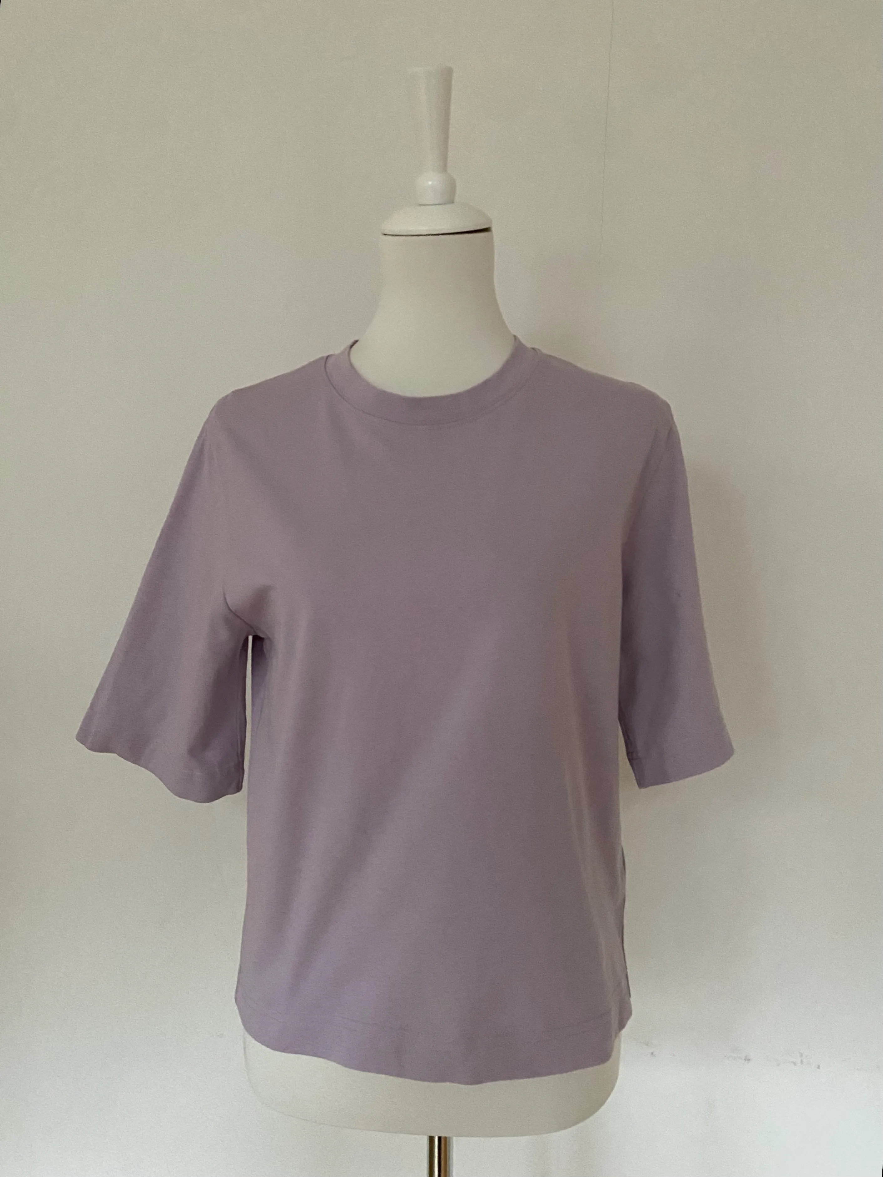 Arket Boxy T Shirt Lilac Size XS