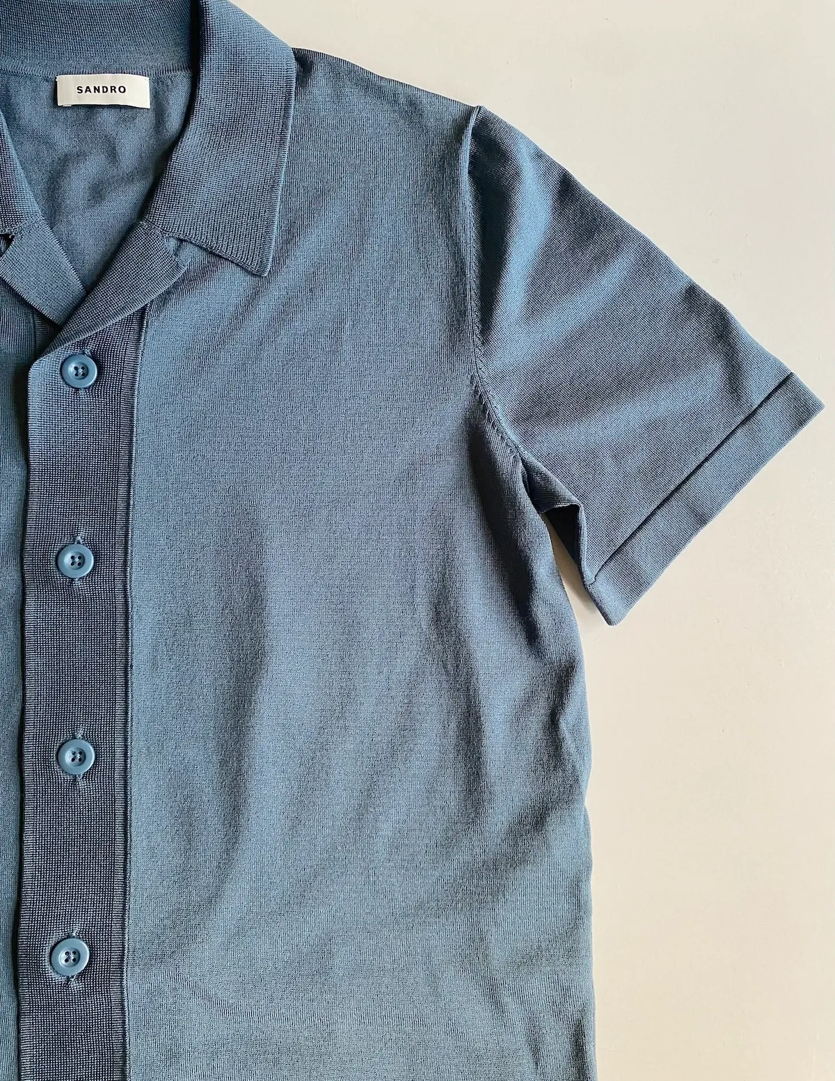 Sandro Knitted Polo — Size M 