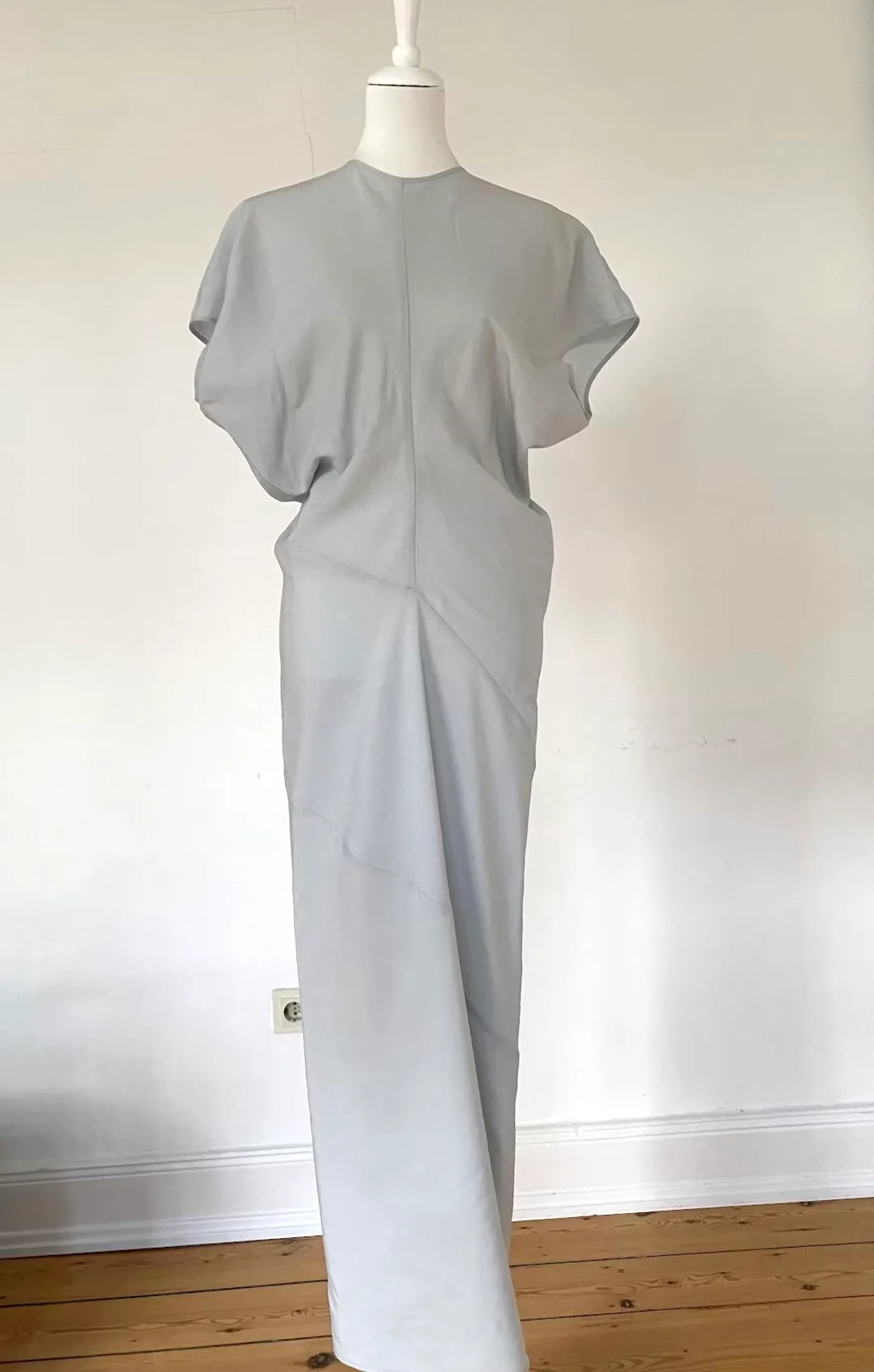 Cos Linen Dress Steel Blue — EUR 36