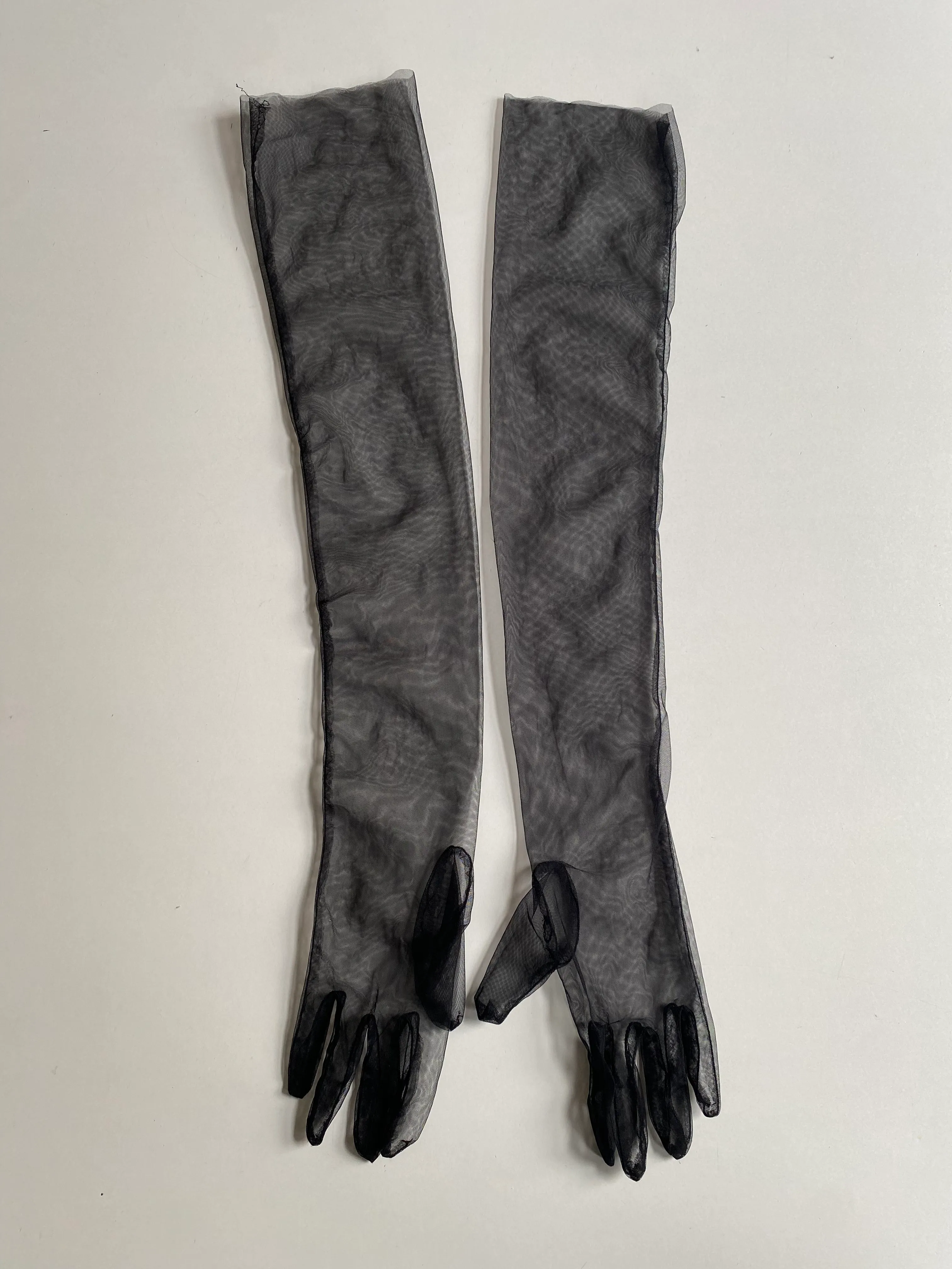 Mesh Gloves Black Size One Size