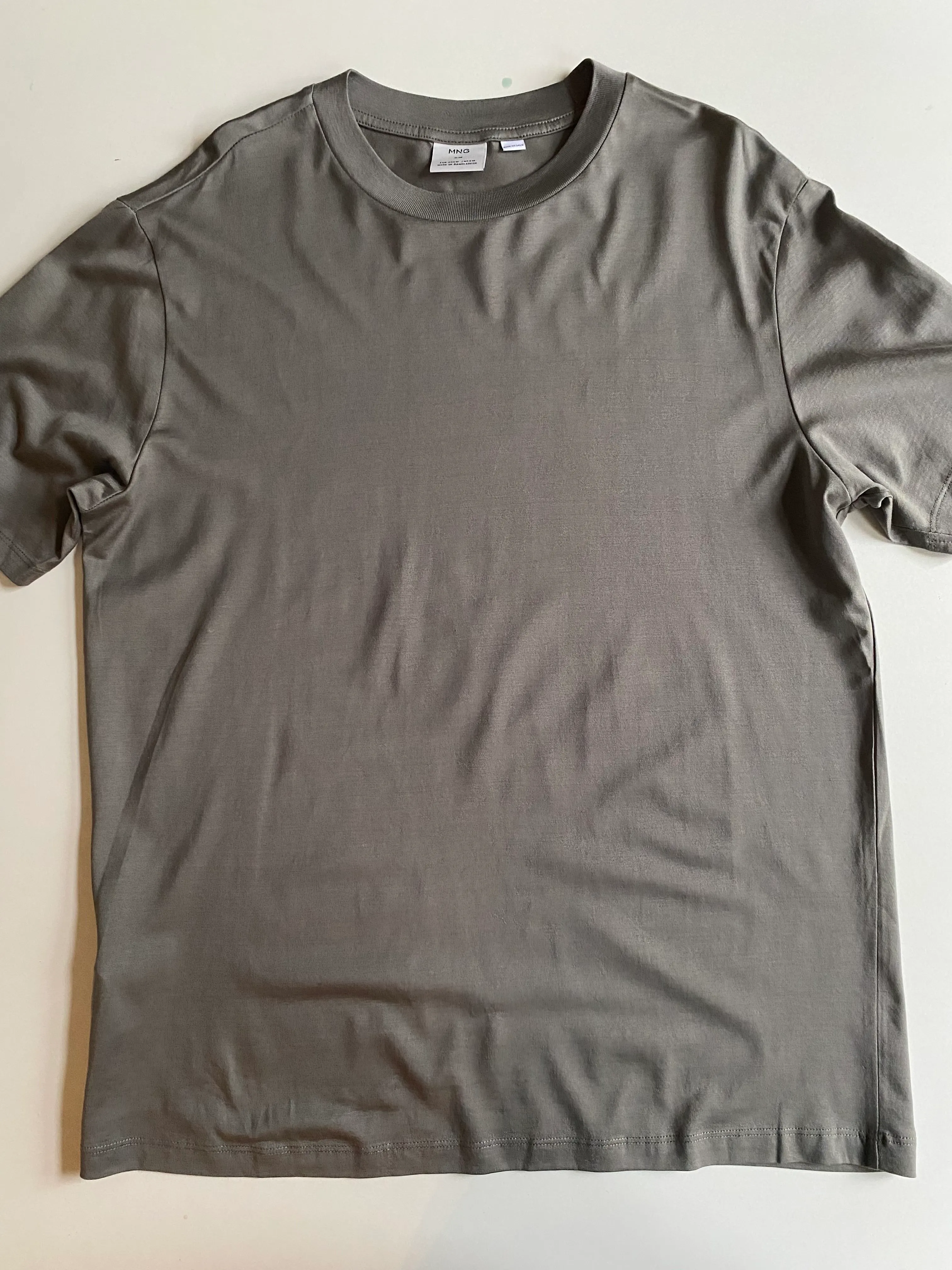Mango T Shirt Anthracite Size M