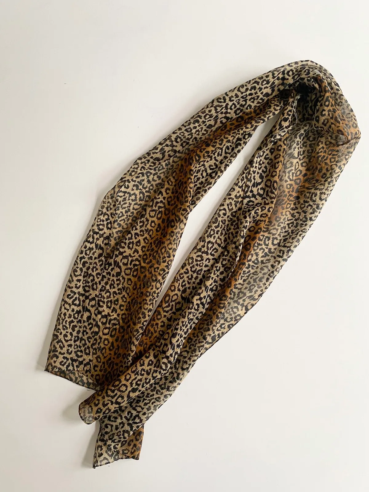 No Name Scarf Leopard Print