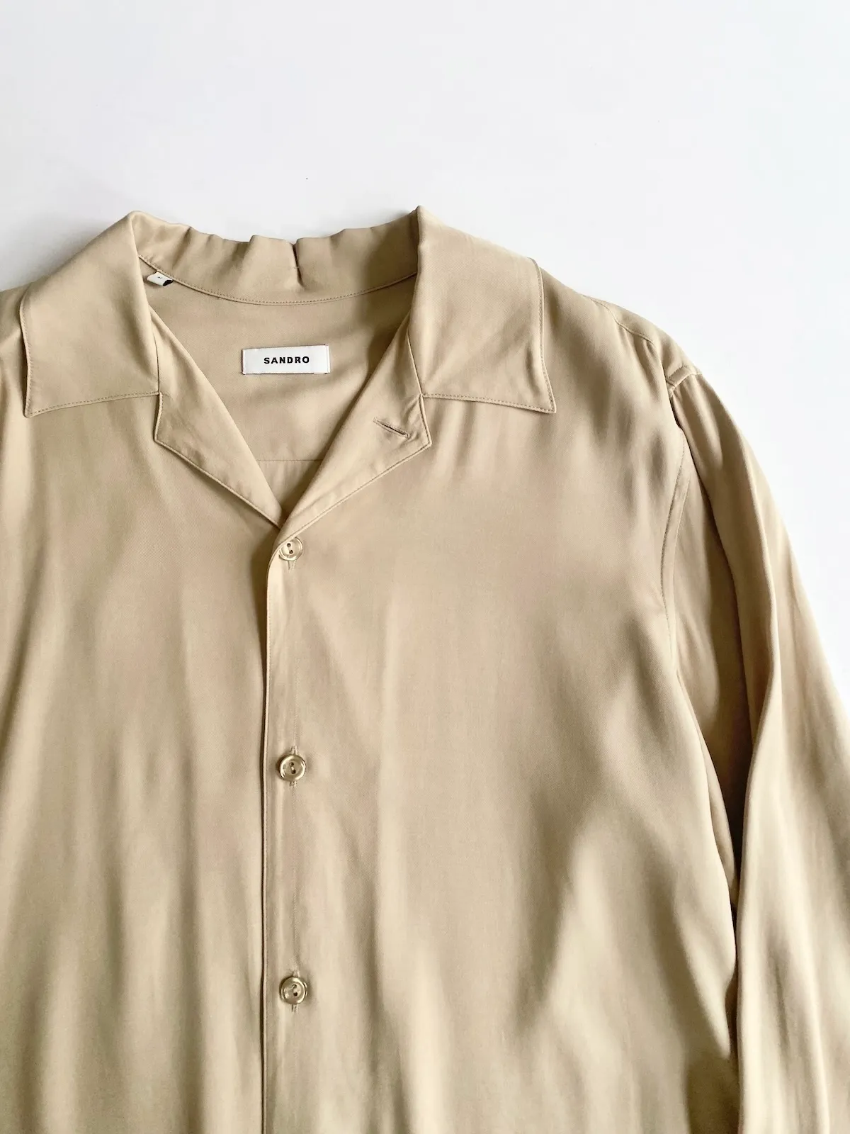 Sandro Shirt Beige — Size M