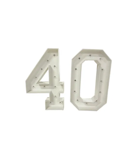 Chiffres lumineux 100cm