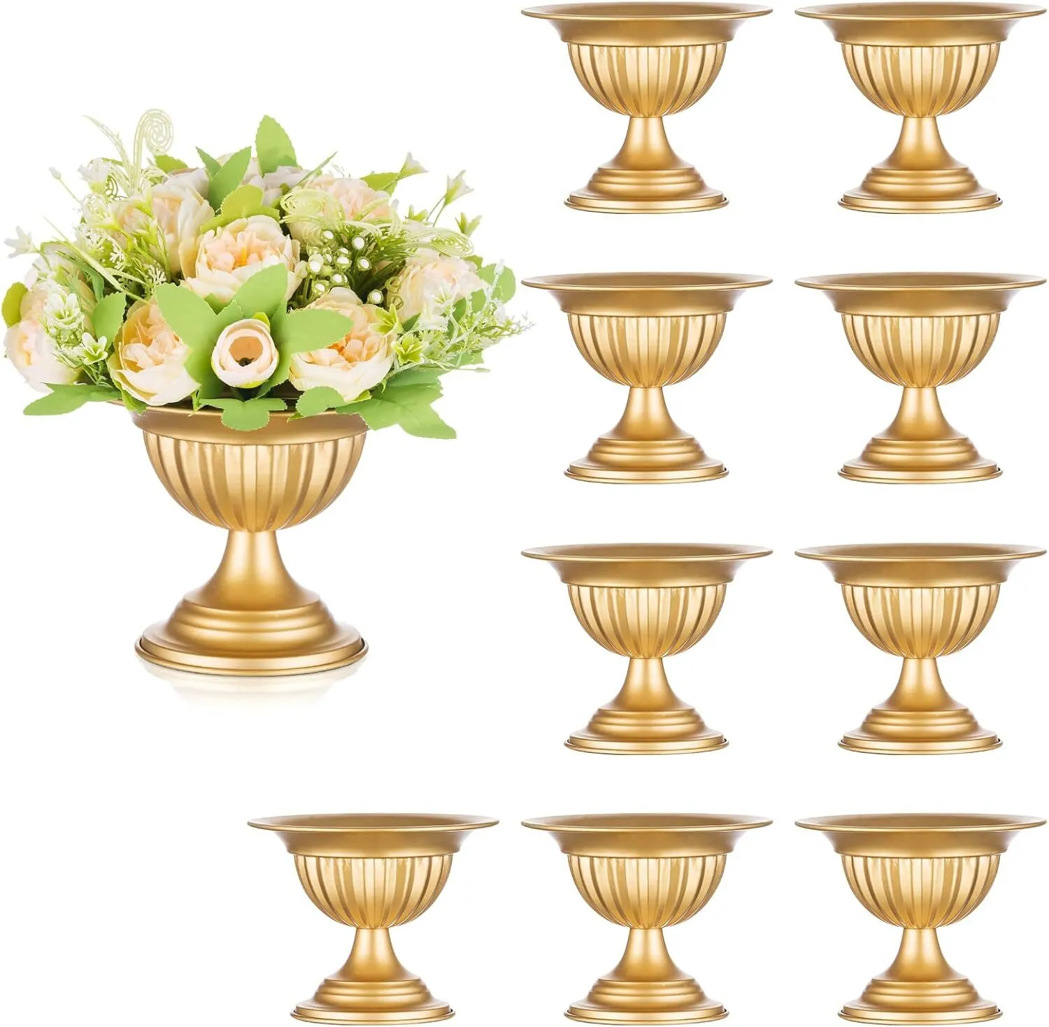 Vase ancien doré 13cm