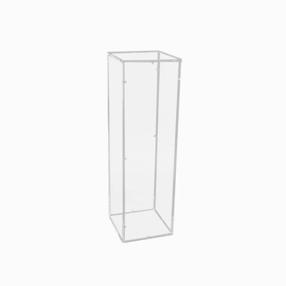 Lot de 2 colonnes plexi transparent