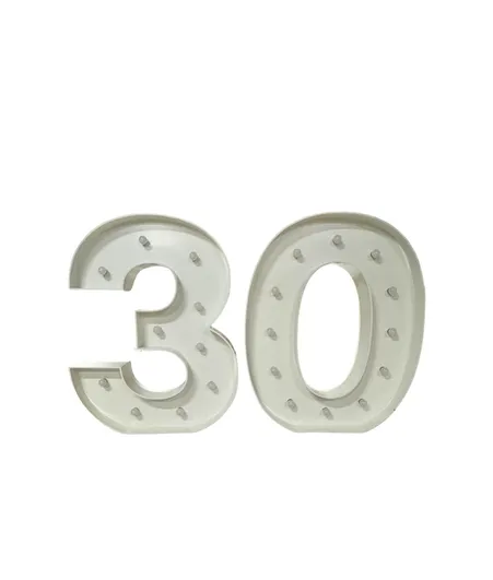 Duo chiffres lumineux 120cm