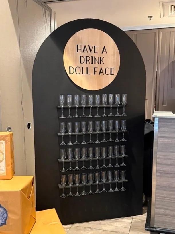 Champagne Wall