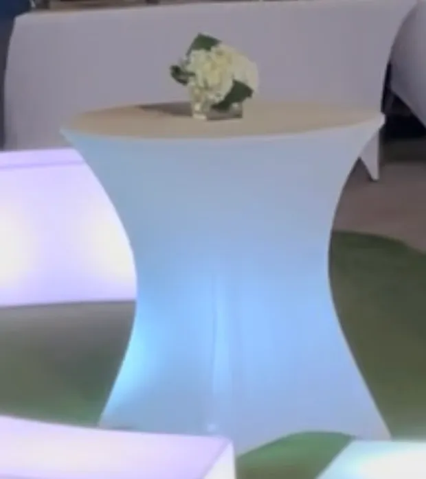 LED Tall Cocktail Tables  