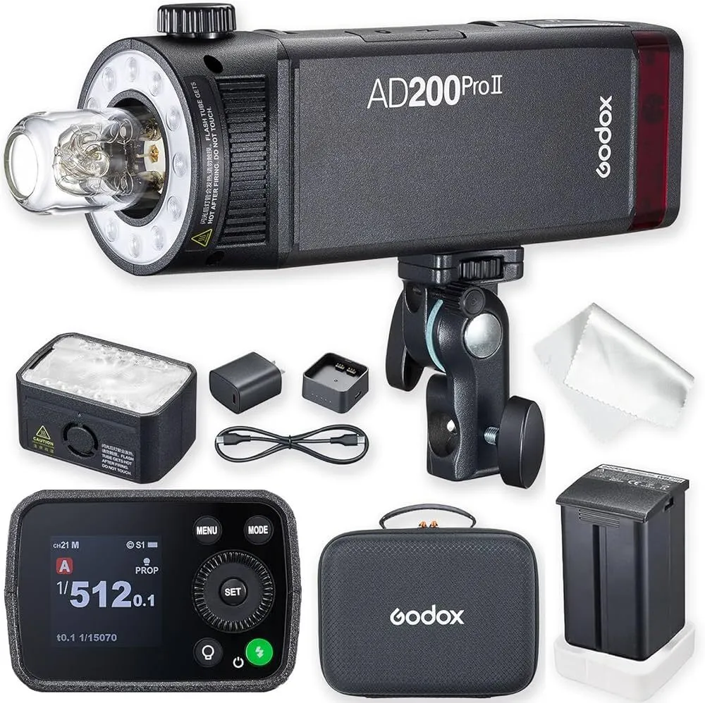 Flash Portátil Godox AD 200 Pro II