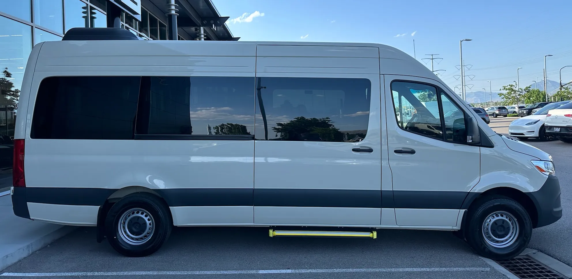 2024: Ruby - HO Mercedes 15 Passenger Sprinter Van Tan