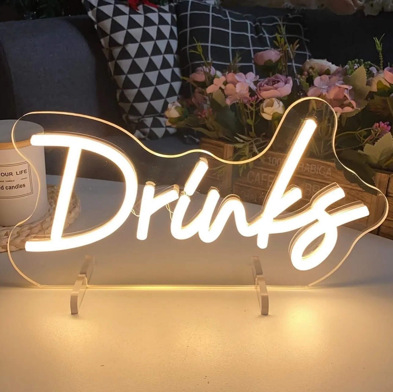 Drinks Neon LED Sign