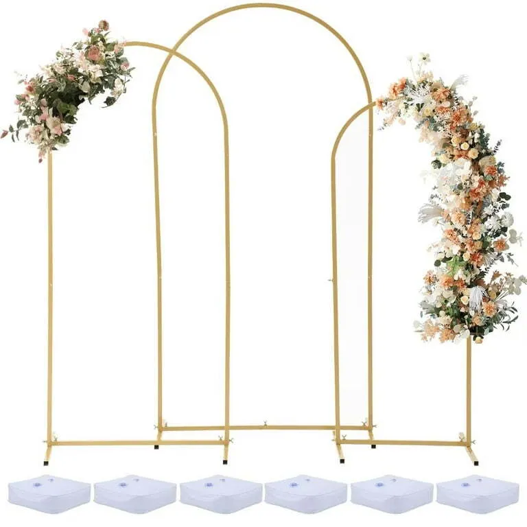 Gold Arch Stand Set of 3 (4'/5'/6')