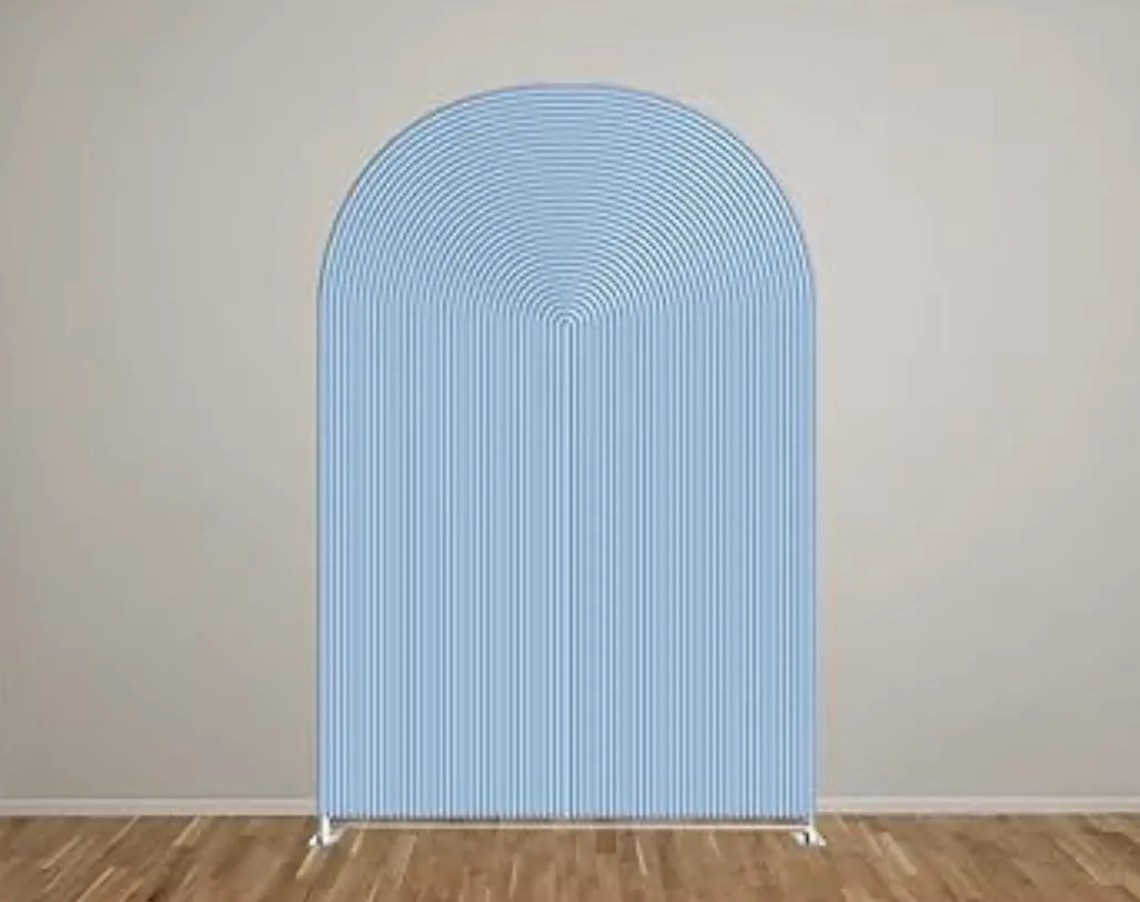 Light Blue Ripples Cover for 6' Arch 