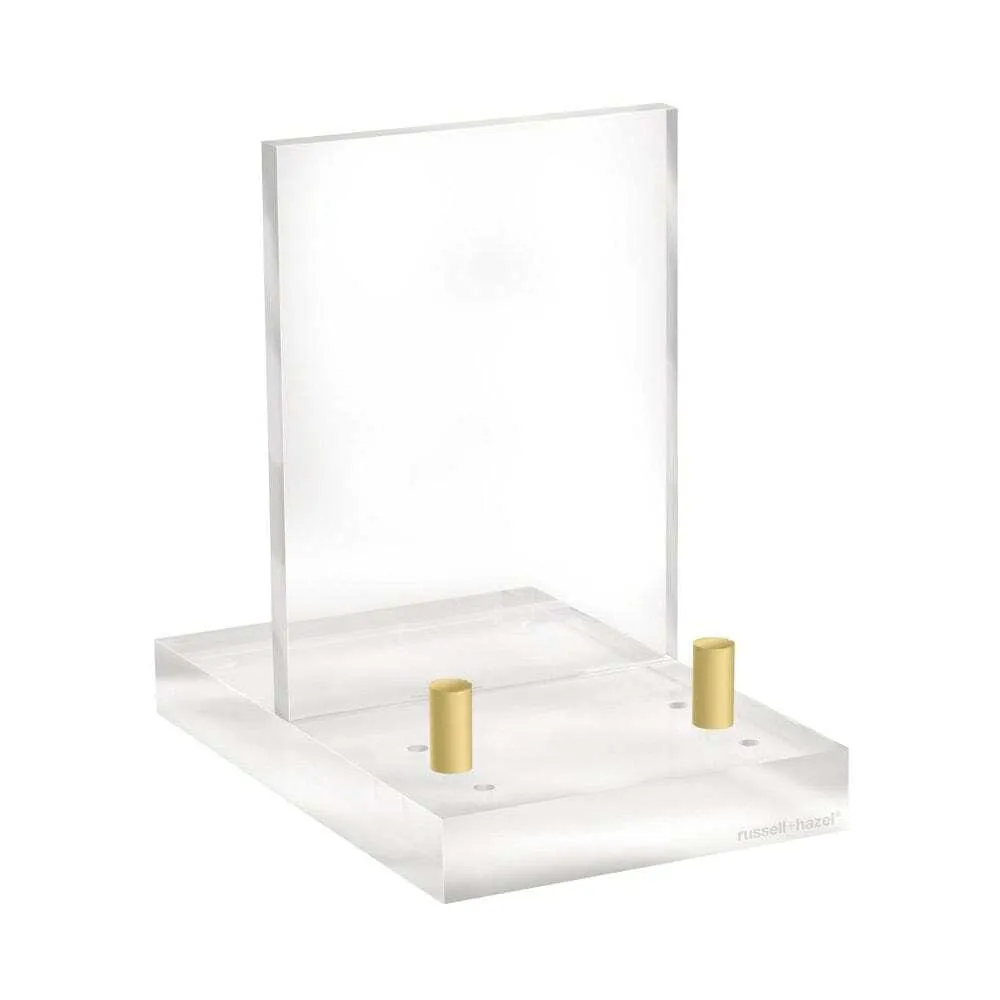 Gold and Acrylic Easel Display