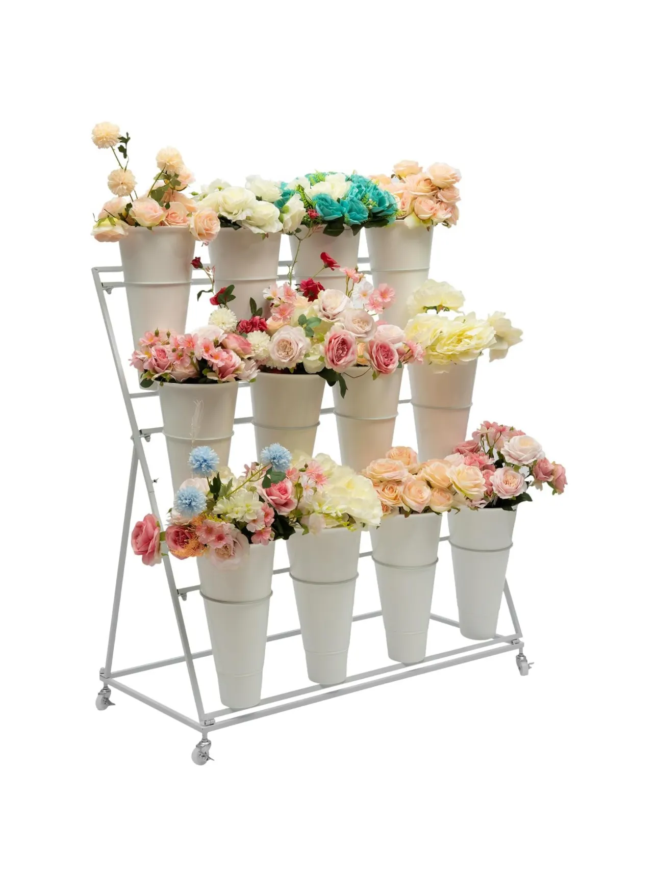 3-Tier Flower Stand Display