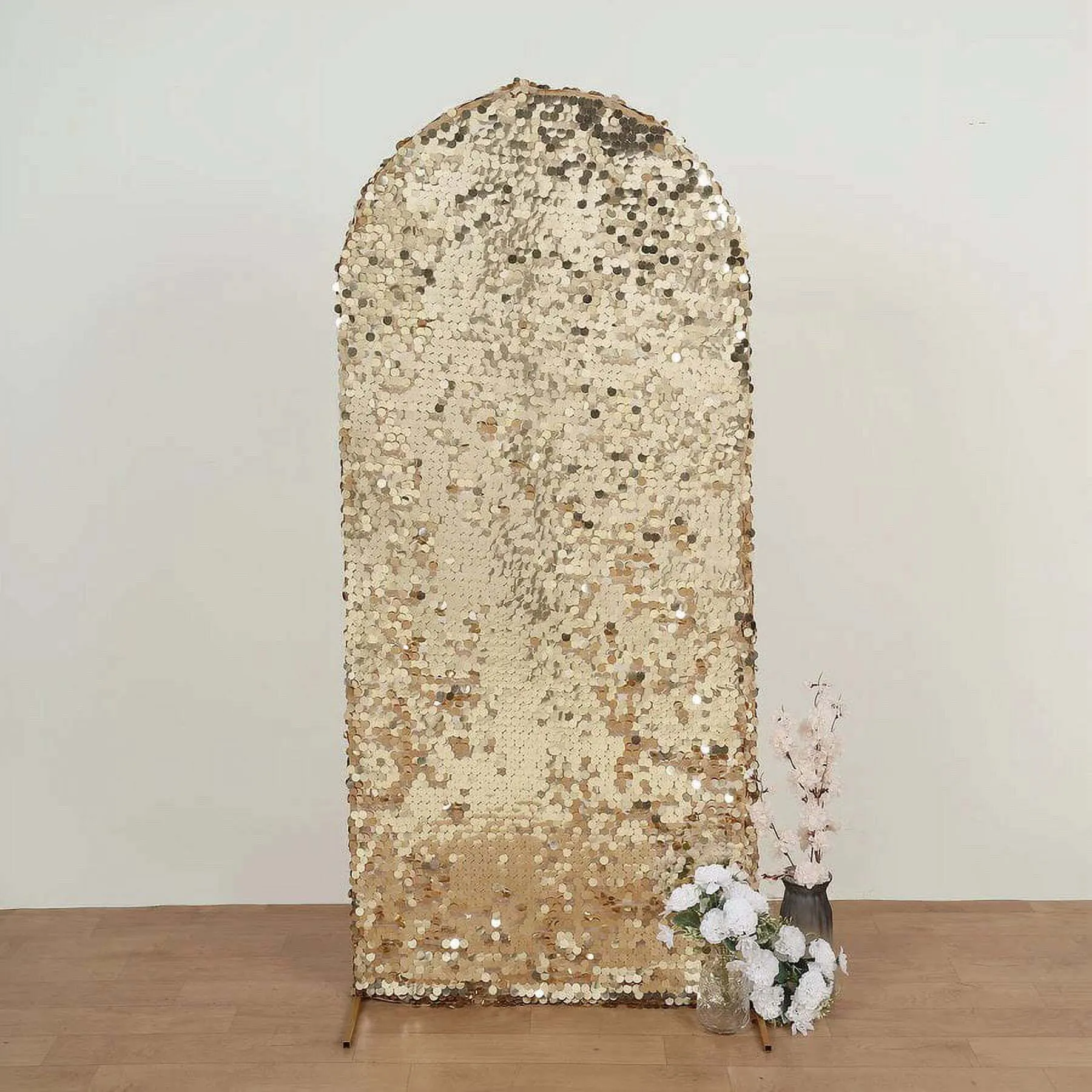 Gold Sequin Arch Cover for 6' Arch