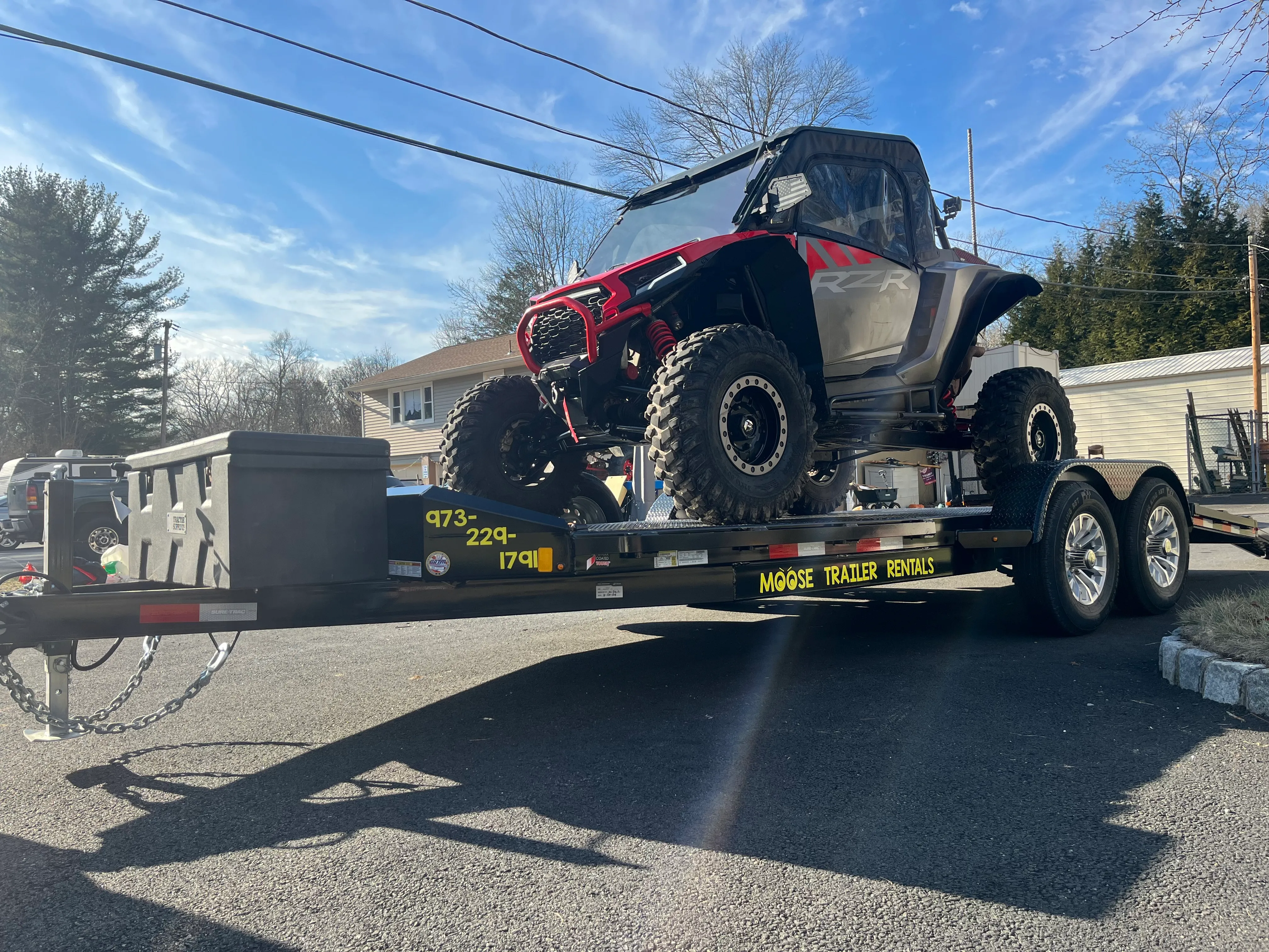 7x20 Car Hauler with Winch