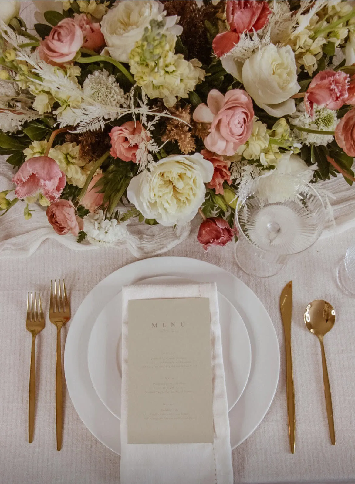 Silverware, Glassware, Chargers, and Serving Trays