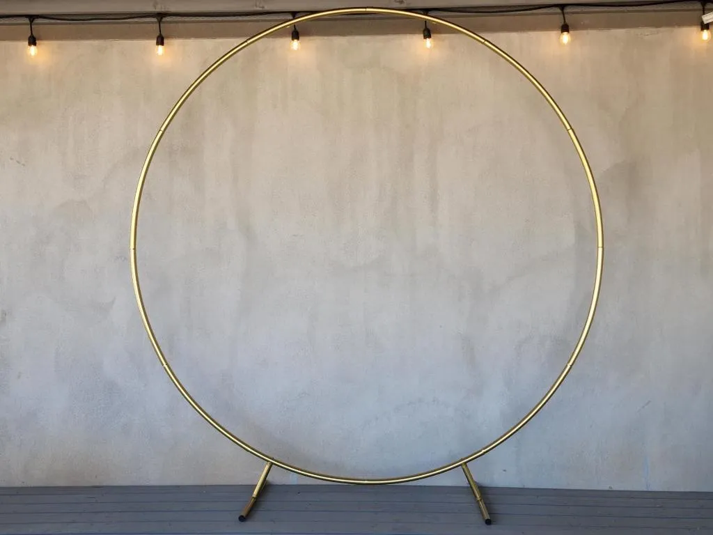 Gold Circle Arch