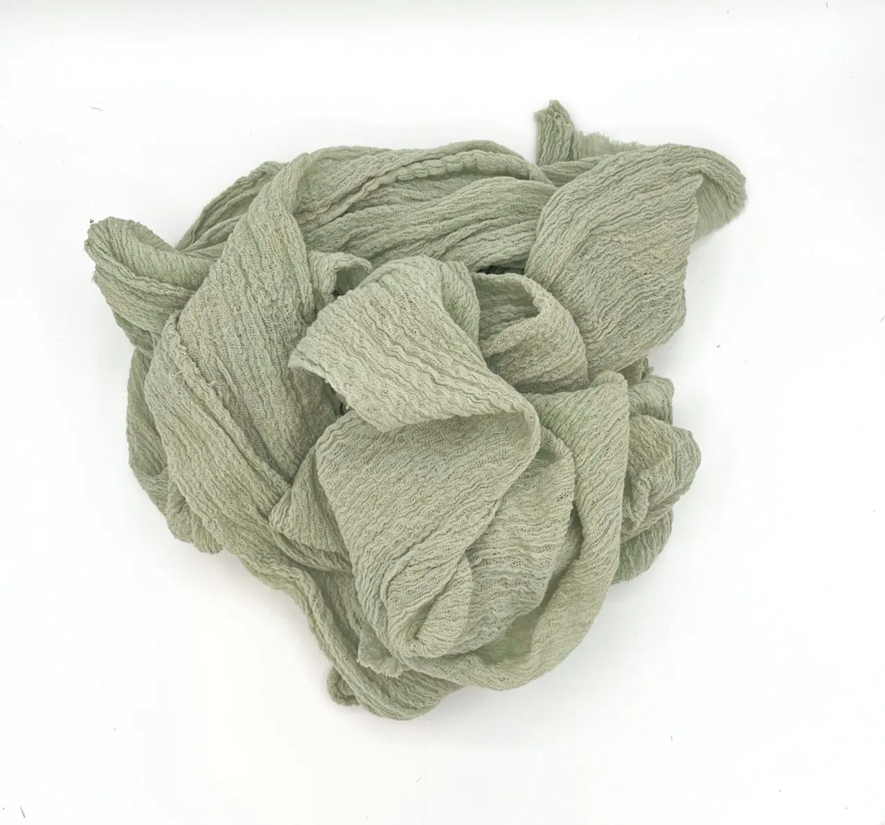 Sage Green Cheesecloth Runners - 12 ft.
