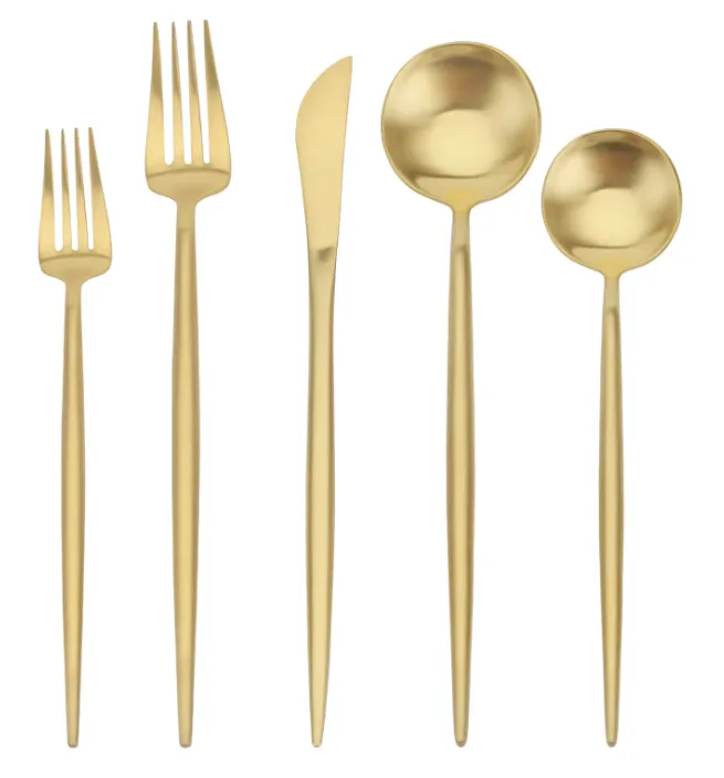 Gold Flatware 
