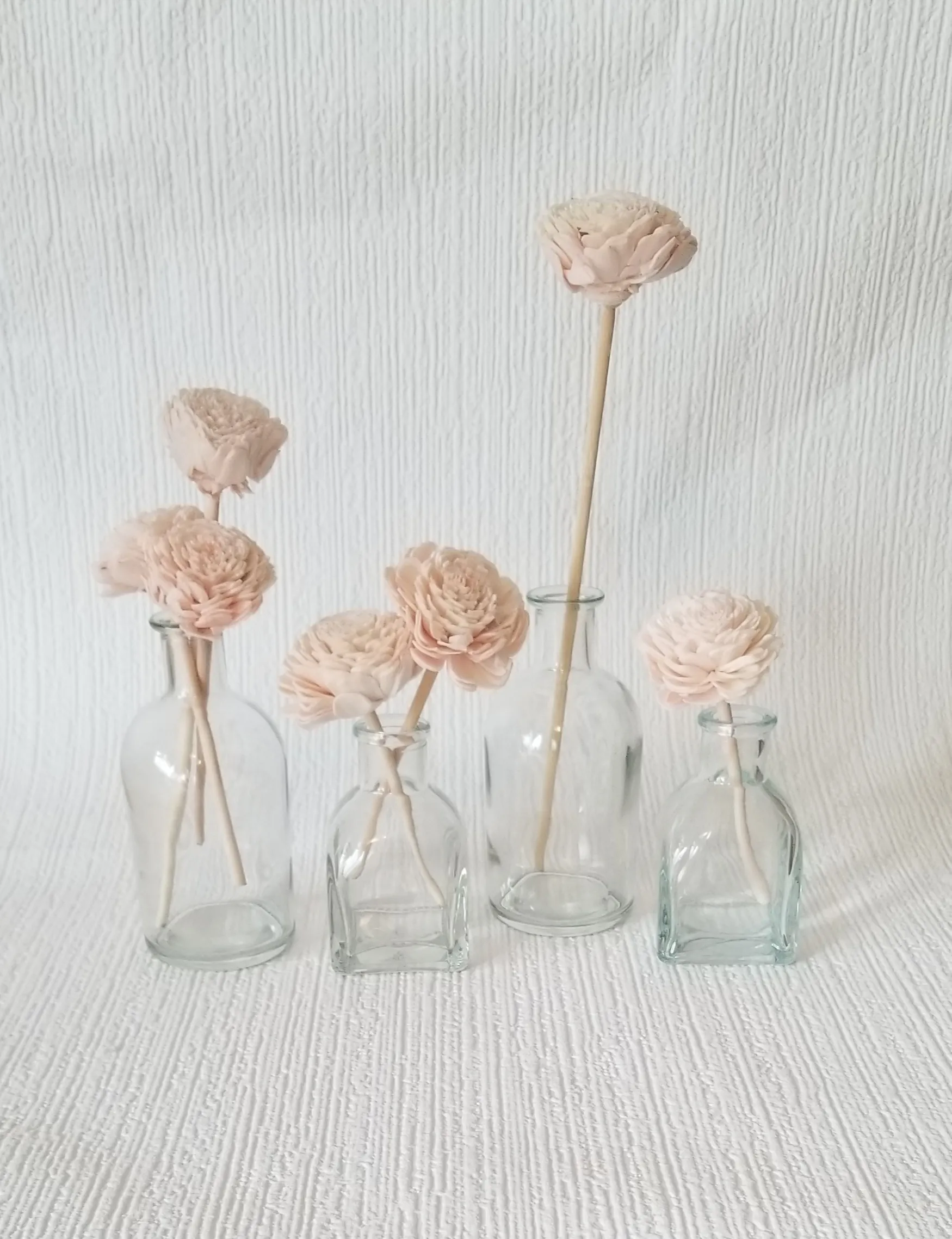 Pink Faux Floral with Vase