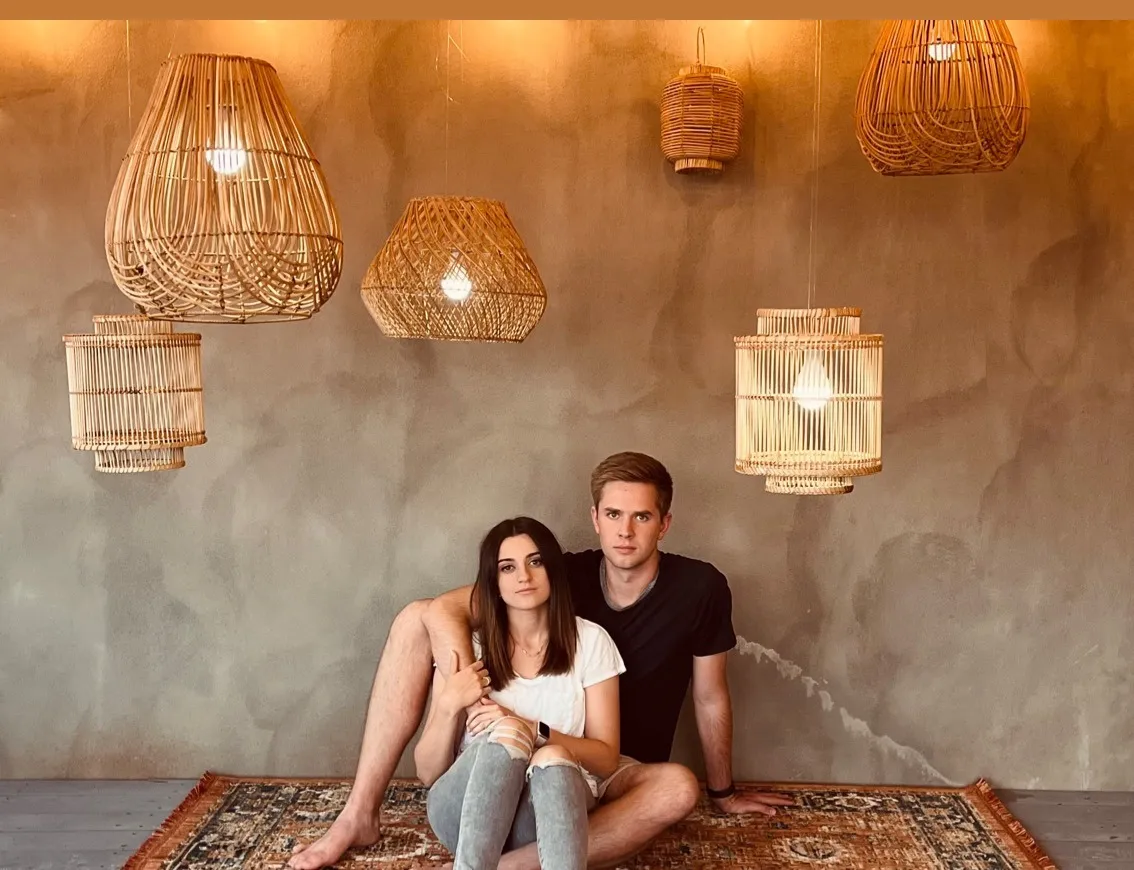 Hanging Lantern with light