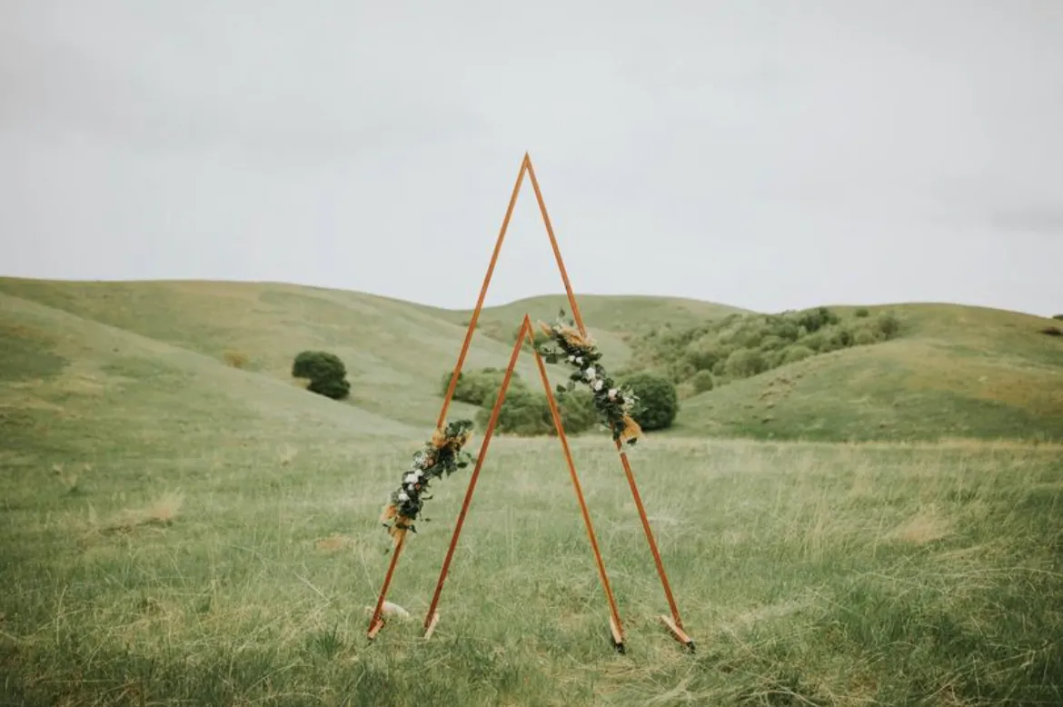 Triangle Wooden Arch