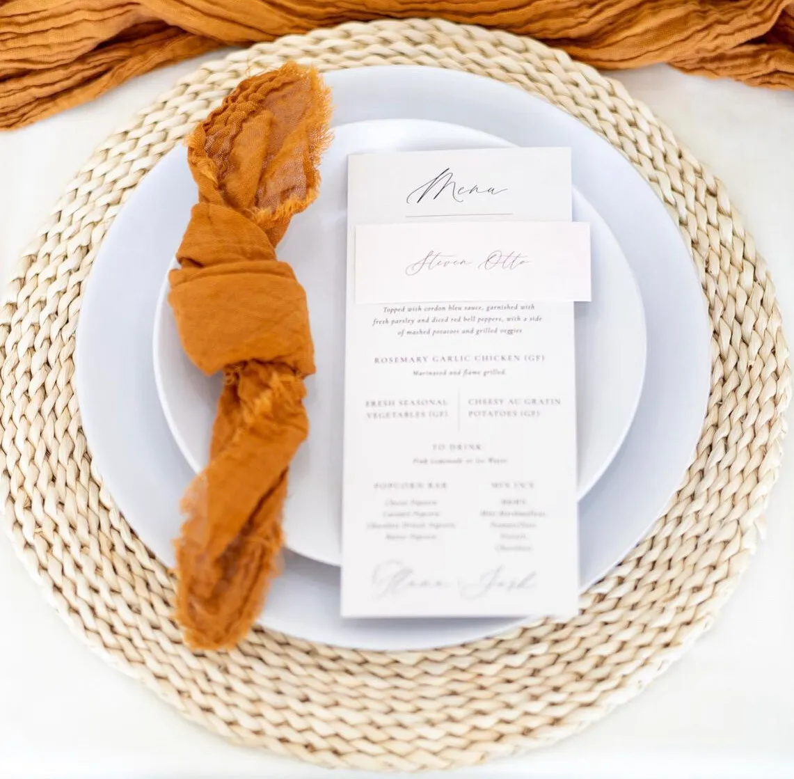 Burnt Orange Napkins